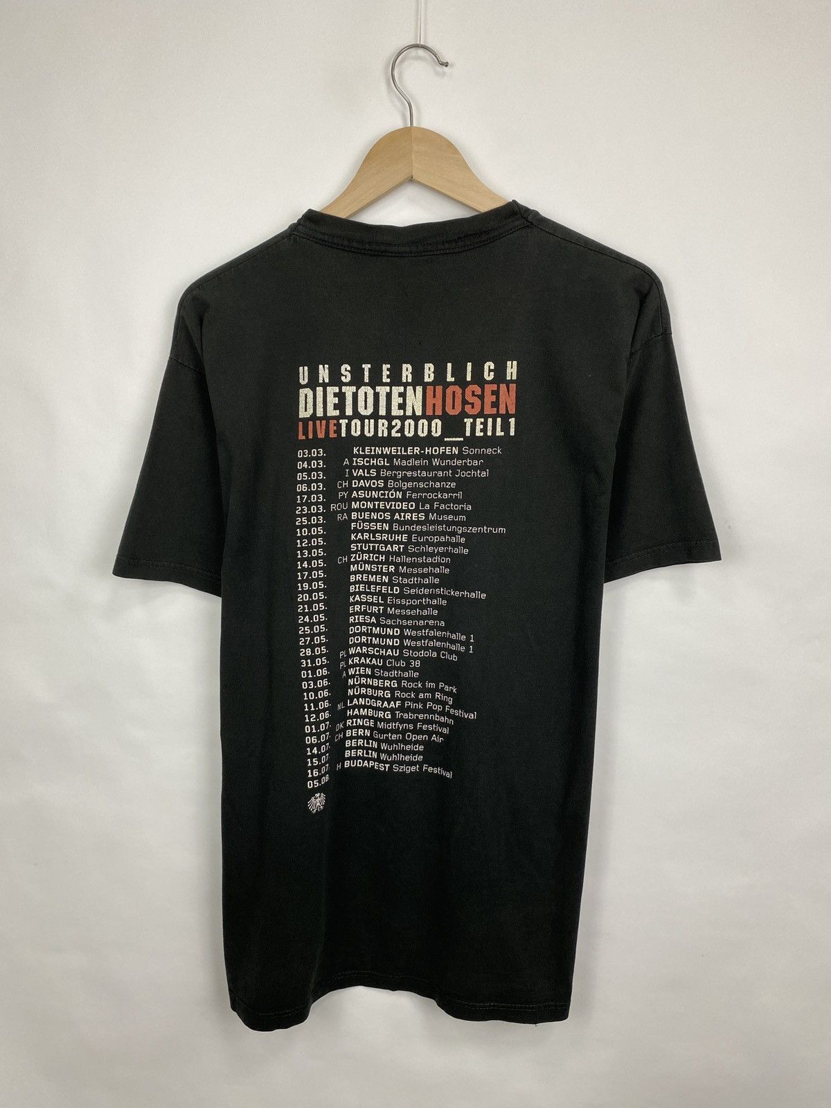 Band Tees 🇩🇪 Vintage 2000 Die Toten Hosen Punk Rock T-Shirt Germany Y2K Size US L / EU 52-54 / 3 - 7 Thumbnail
