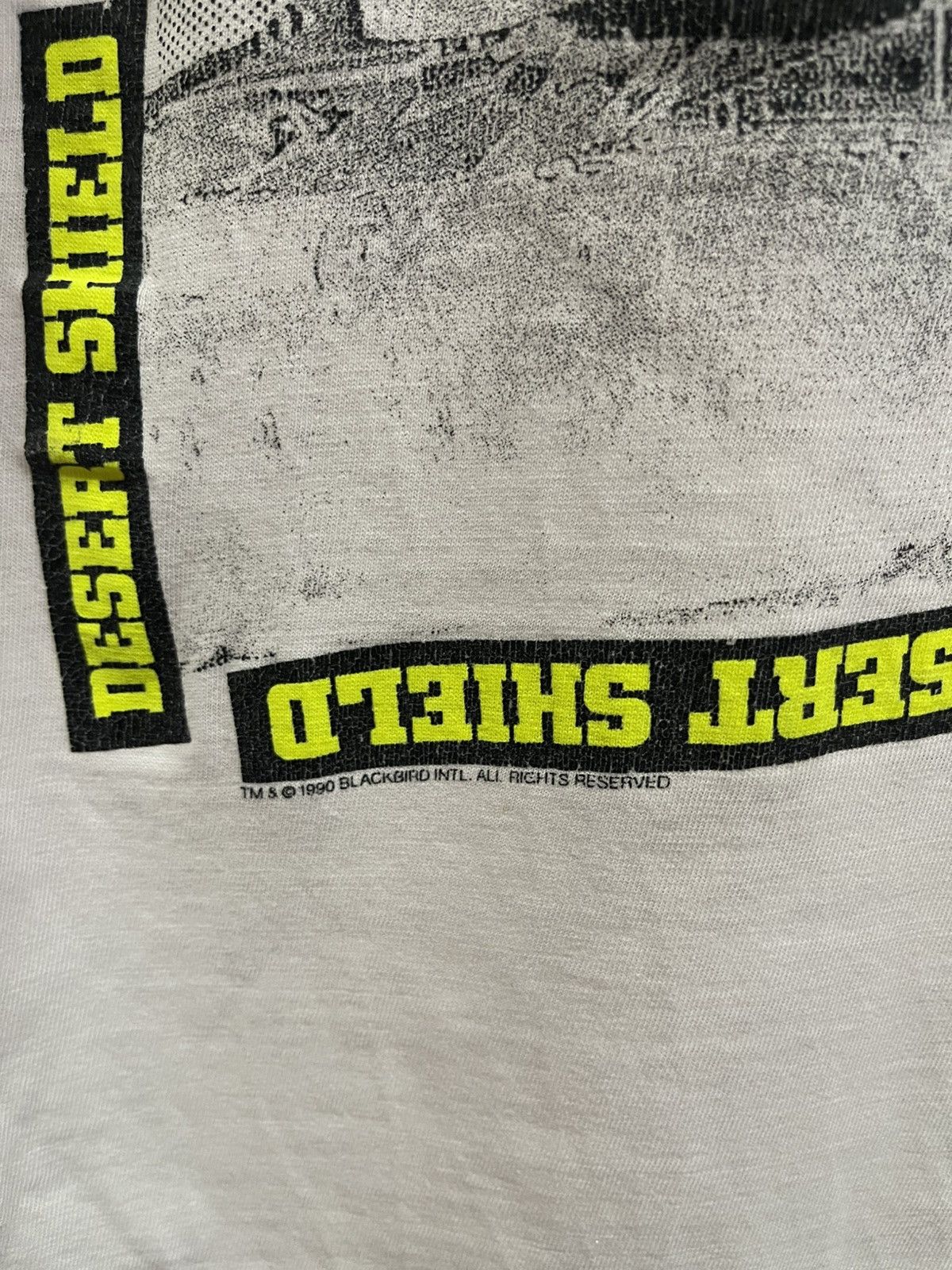 Vintage Vintage 90's Operation Desert Shield Very Rare🔥🔥🔥 Size US L / EU 52-54 / 3 - 9 Thumbnail
