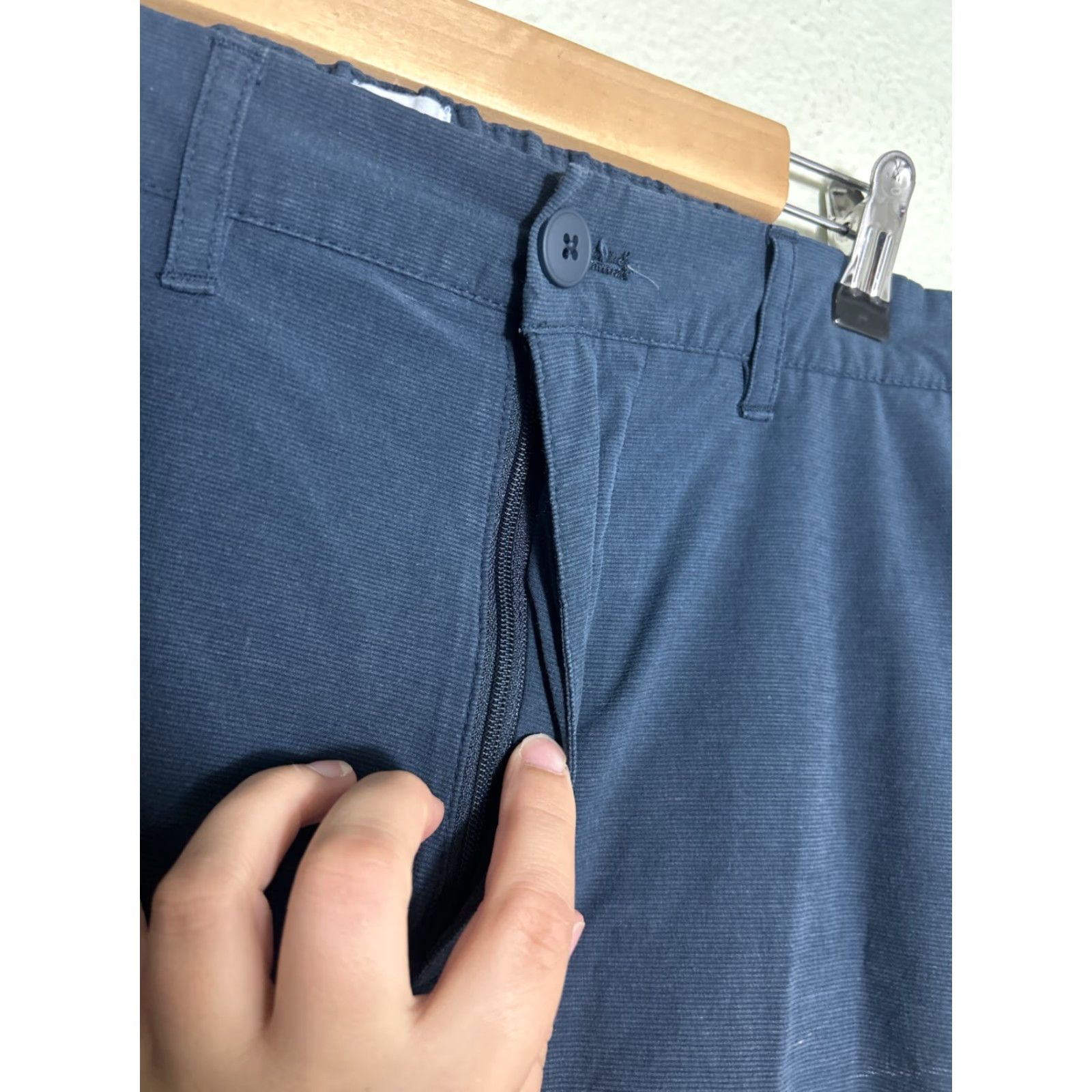Gap GAP Hybrid Pant Indigo Slate Mens Size M 32x30 Pants Chino Blue Shirt, Men? Size US 31 - 7 Thumbnail