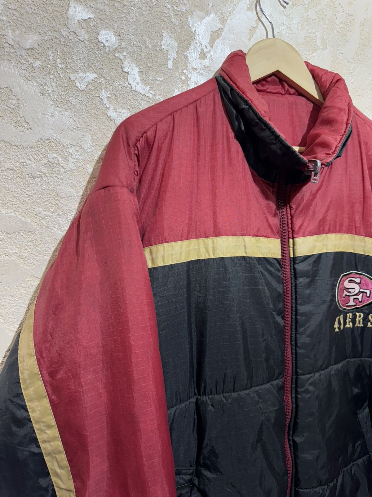 Other Vintage NFL San Francisco 49ers Pro Player Reversible Jacket Size US L / EU 52-54 / 3 - 3 Thumbnail