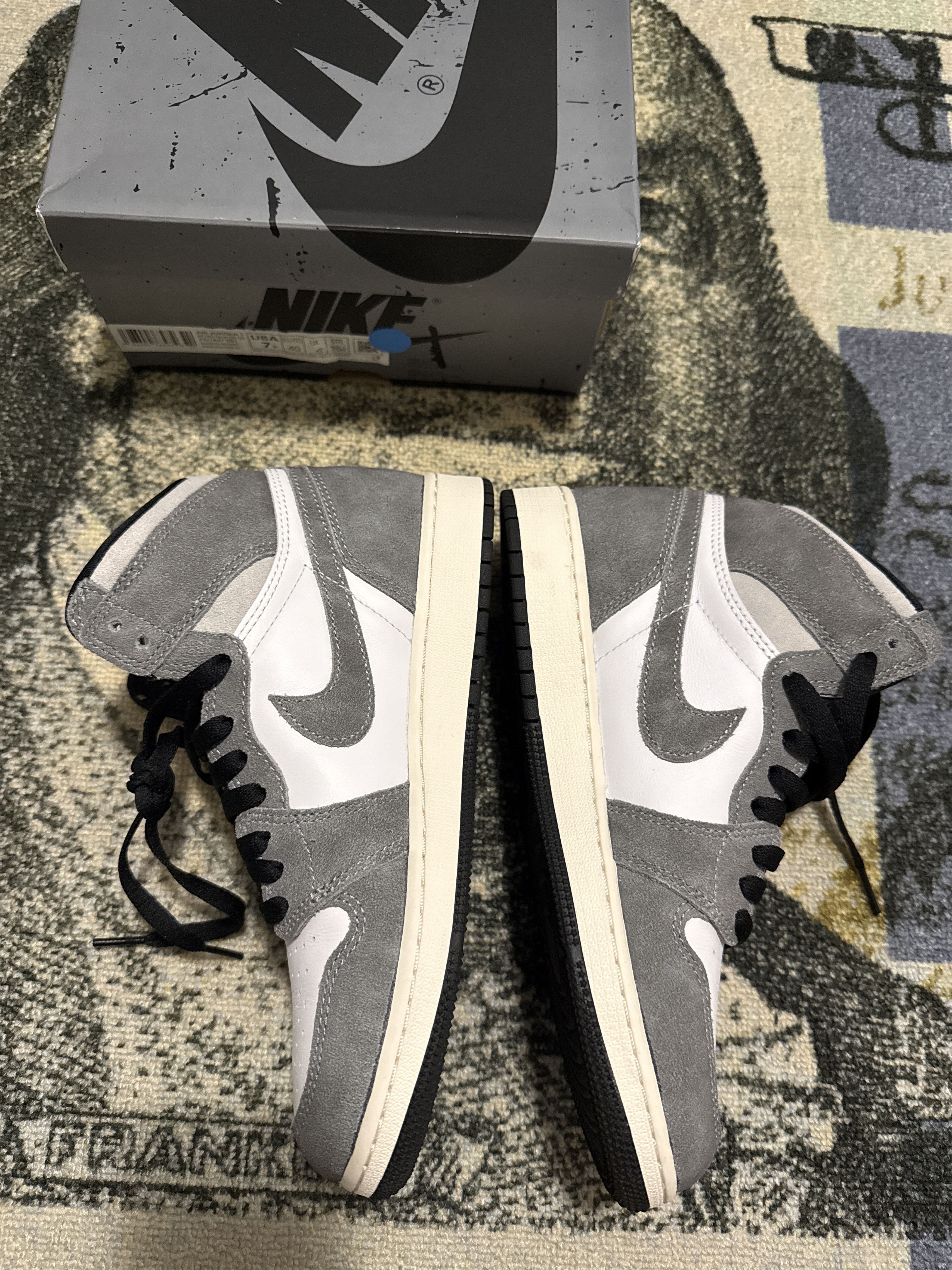 Jordan Brand Jordan 1 washed black Size US 7 / EU 40 - 2 Thumbnail