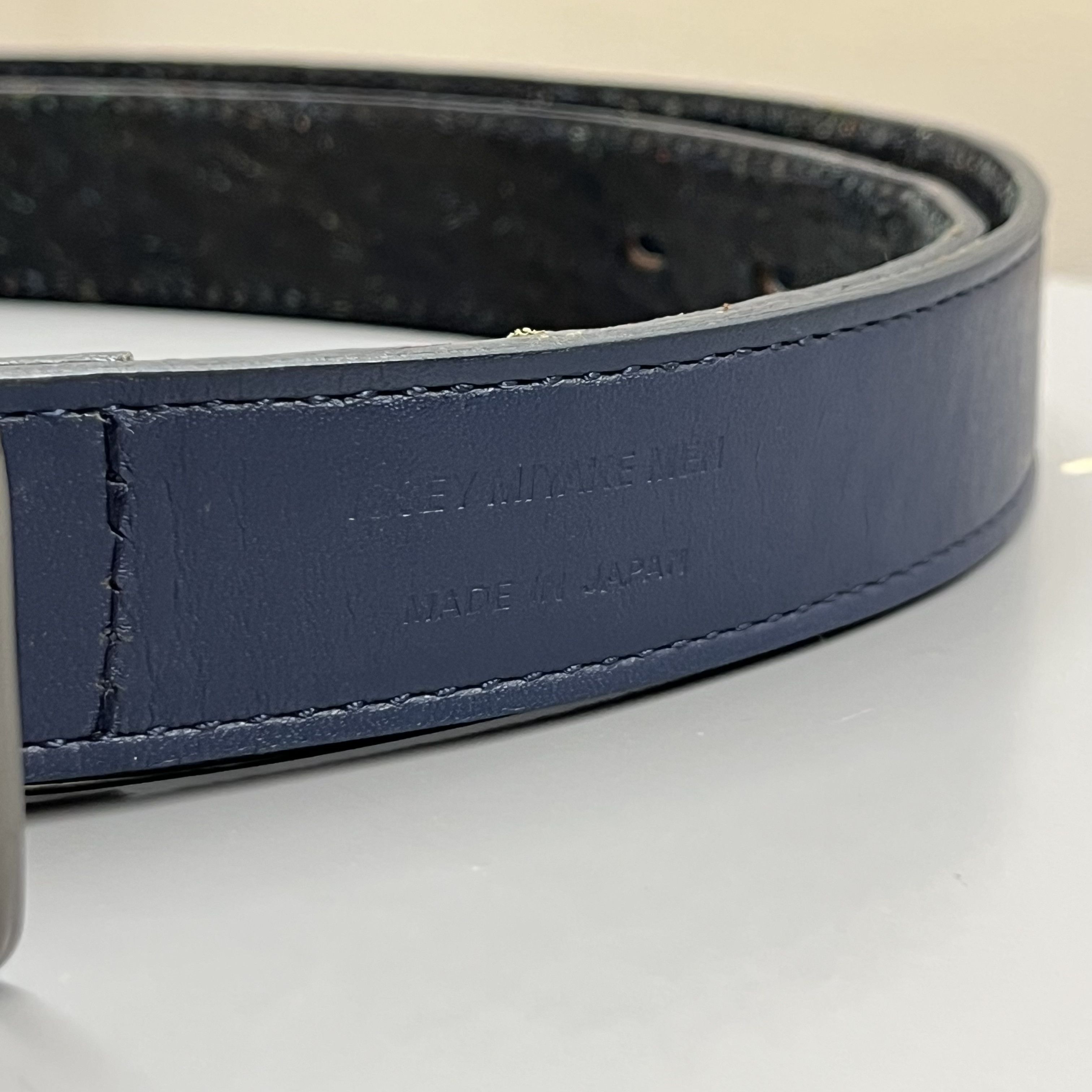 Issey Miyake Issey Miyake Men Leather Belt Size ONE SIZE - 3 Thumbnail