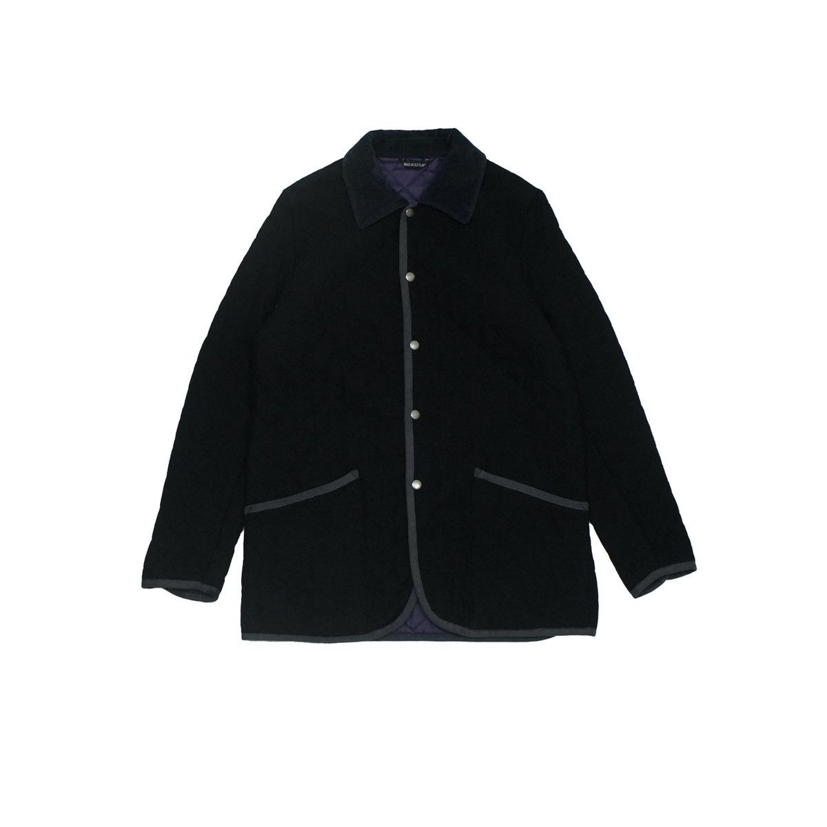 ジャケット・アウター mackintosh 0001 wool coat Mackintosh 0001 Black Wool Harrington Jacket Mackintosh 0001