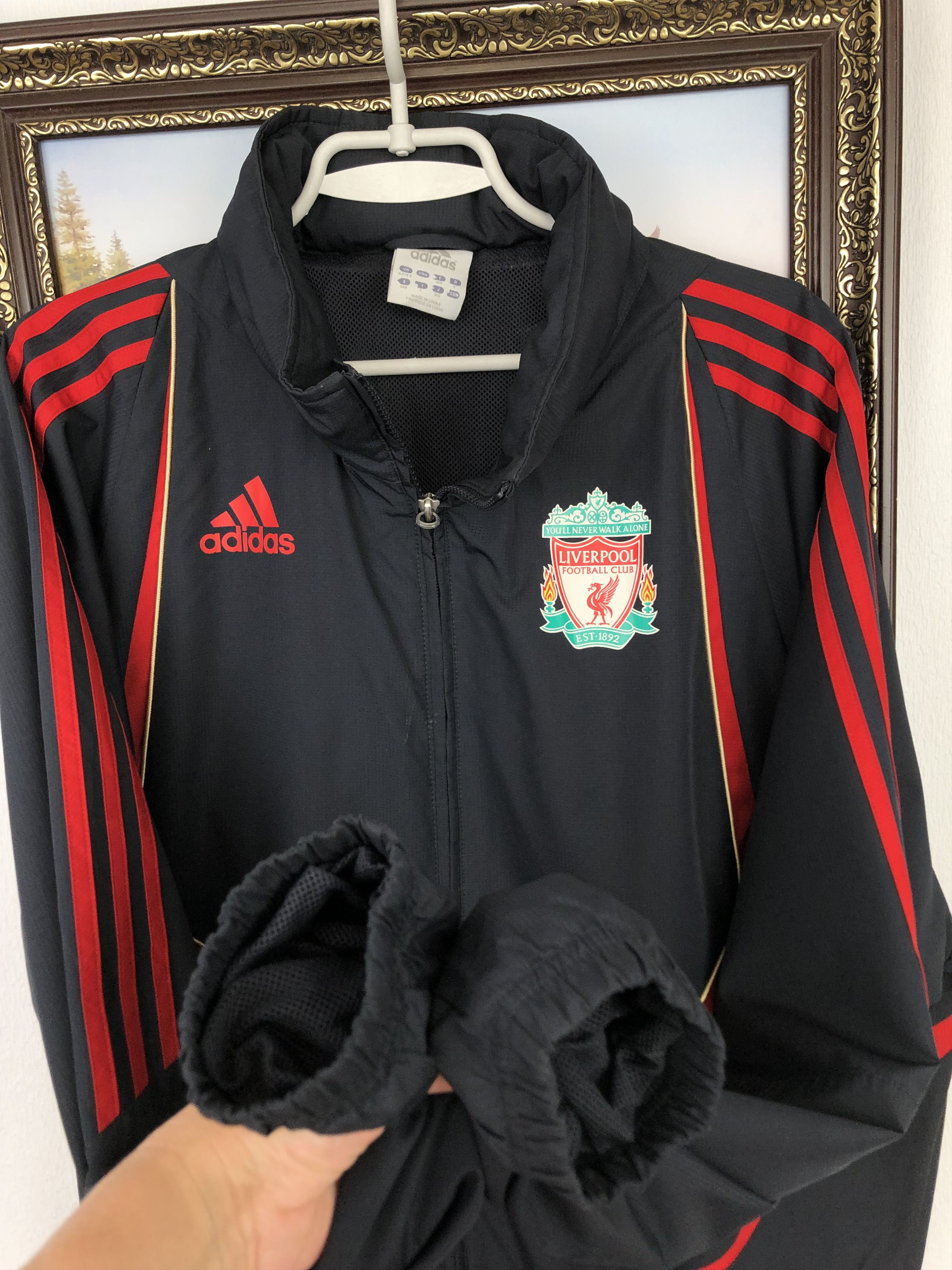 Adidas Vintage Adidas Liverpool Football Jacket Soccer Track Top Size US L / EU 52-54 / 3 - 7 Thumbnail