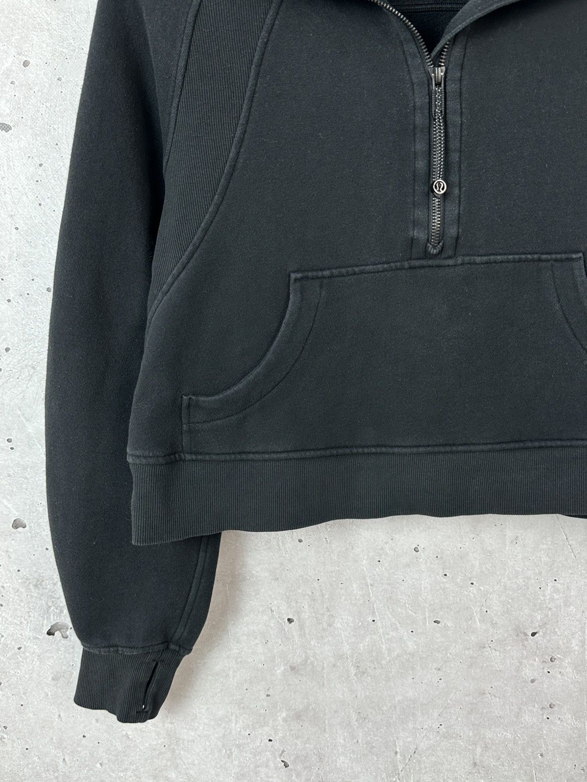 Lululemon Lululemon Quarter Zip Black Long Sleeve Women’s Jumper Size M / US 6-8 / IT 42-44 - 3 Thumbnail