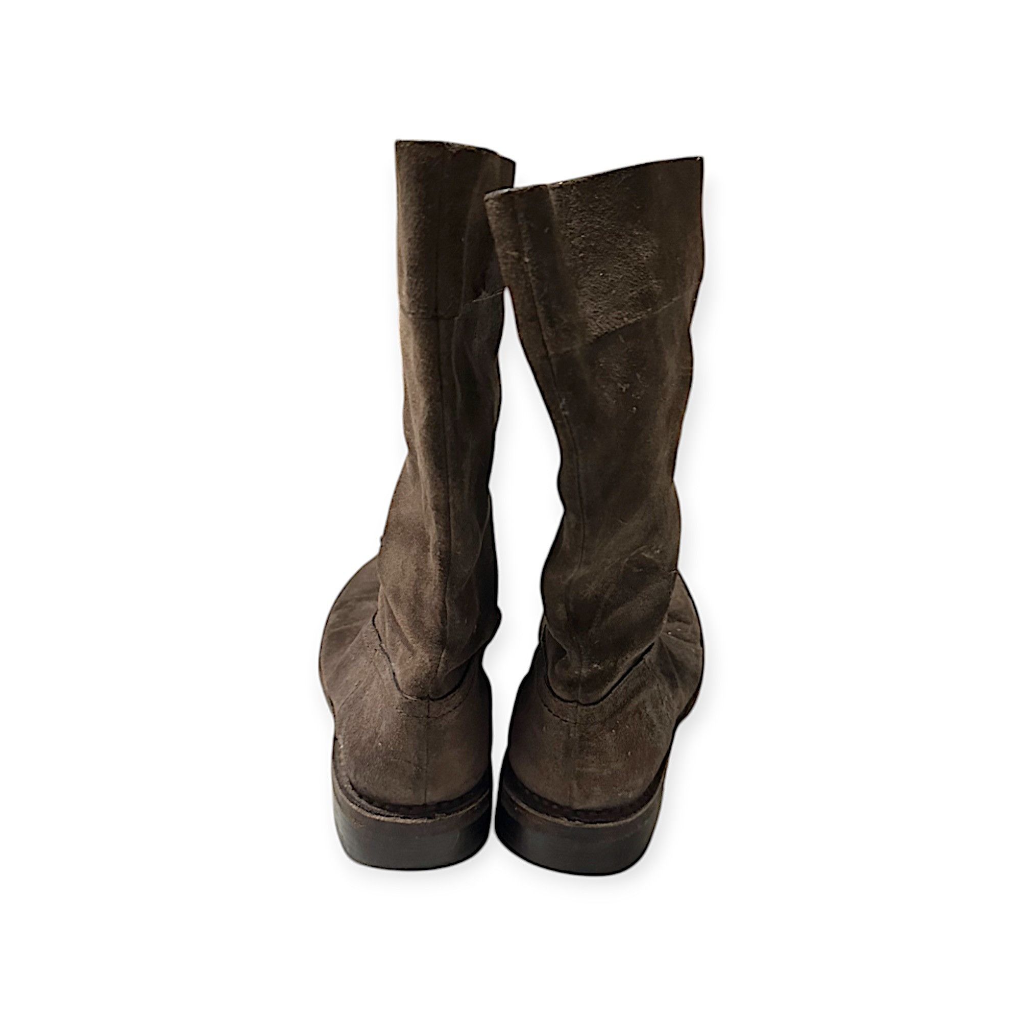 Costume National Costume National Distressed Brown Suede Leather Boots, 38EU Size US 8 / IT 38 - 6 Thumbnail