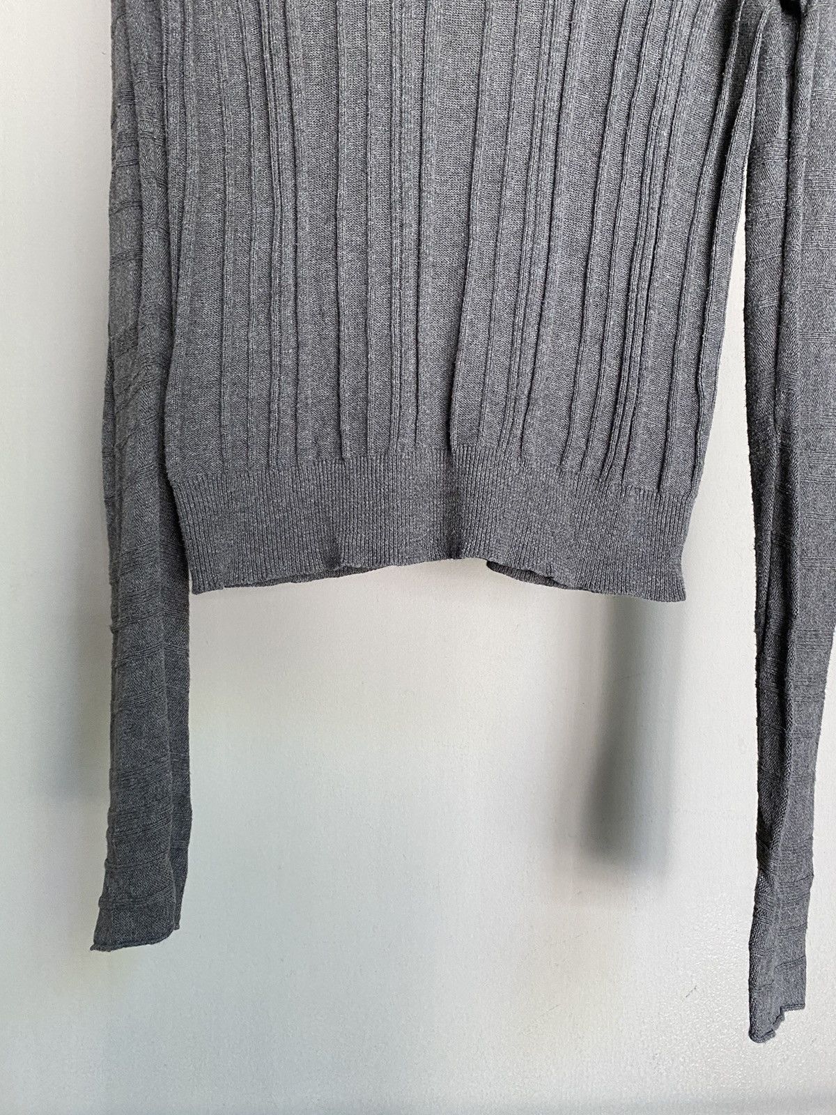 Neil Barrett BLACKBARRETT By Neil Barrett Dark Gray Knit Hoodie Cardigan Size US M / EU 48-50 / 2 - 7 Thumbnail