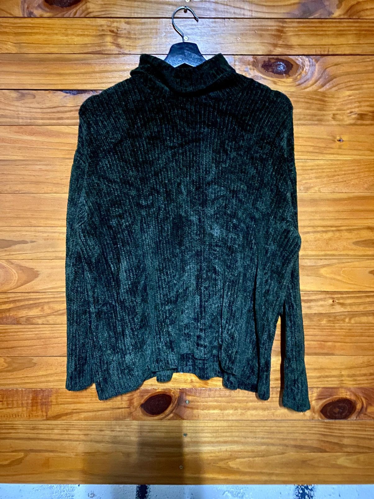 DKNY Vintage DKNY Classic Petite Chenille Sweater | Emerald Green Size S / US 4 / IT 40 - 3 Thumbnail