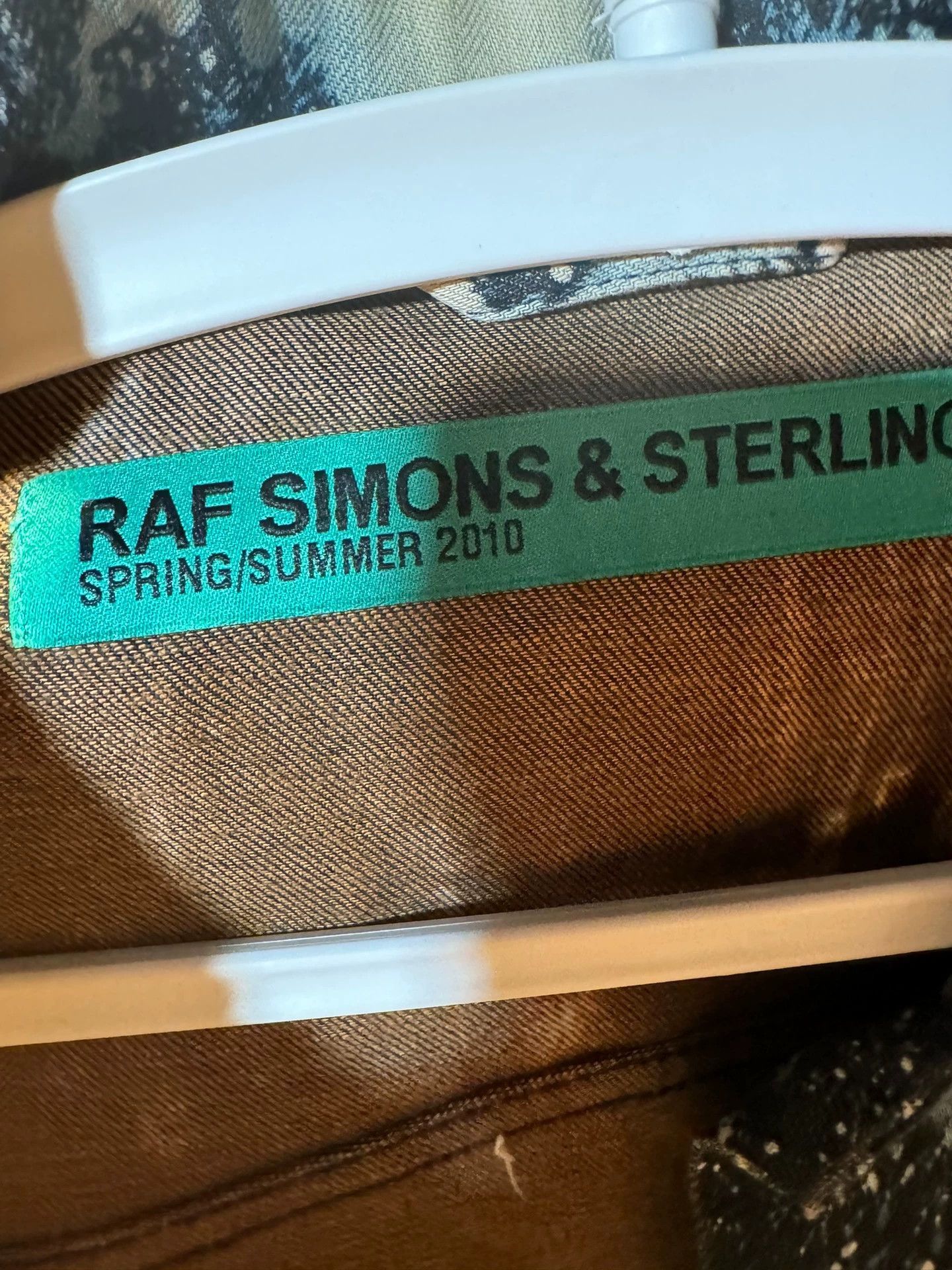 Raf Simons Raf Simons Splash denim jacket Size US L / EU 52-54 / 3 - 6 Thumbnail