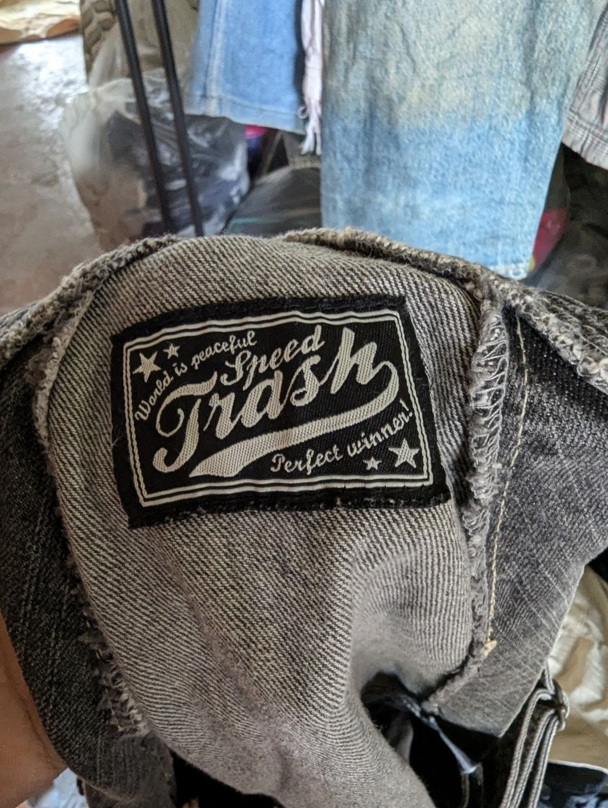 Japanese Brand Overalls Destress Spunky Spirit Sky Bombers Style Size 32" / US 10 / IT 46 - 5 Thumbnail