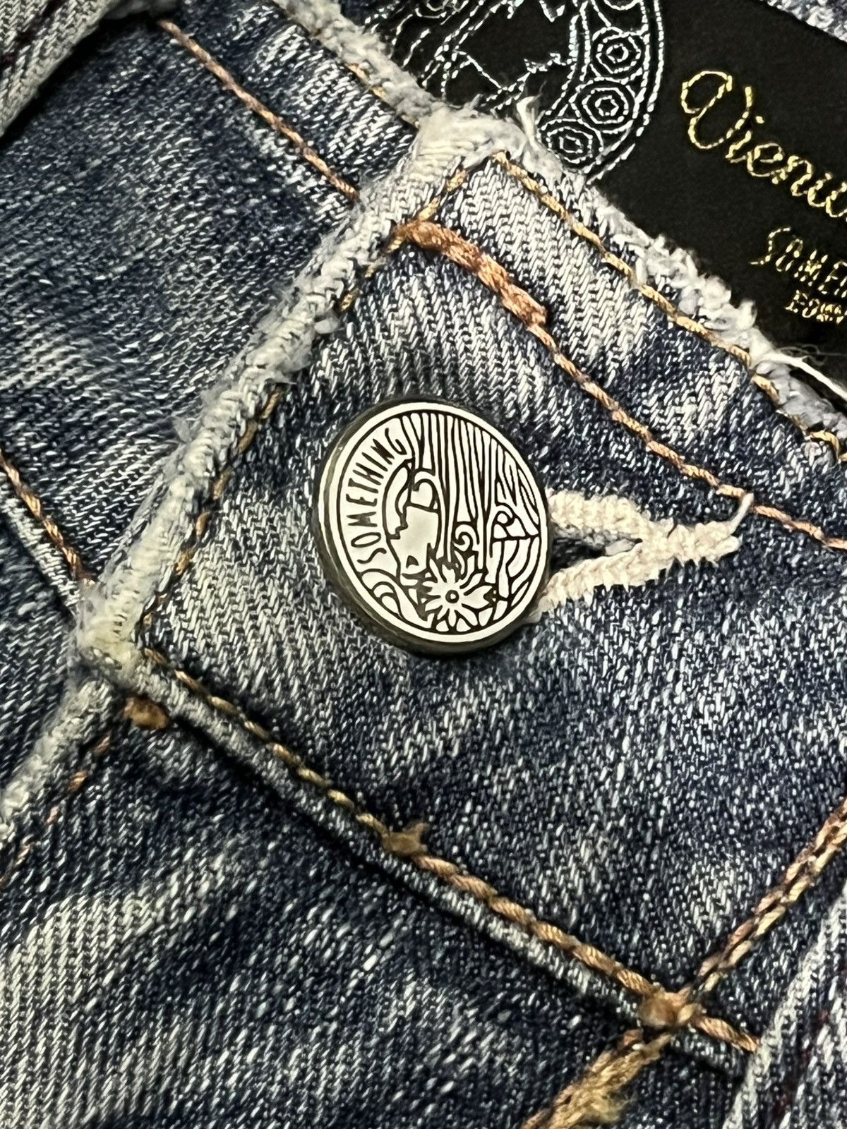Edwin × Japanese Brand Vintage Japanese Brand Edwin Venus Blue Washed Flare Jeans Size 28" / US 6 / IT 42 - 6 Thumbnail