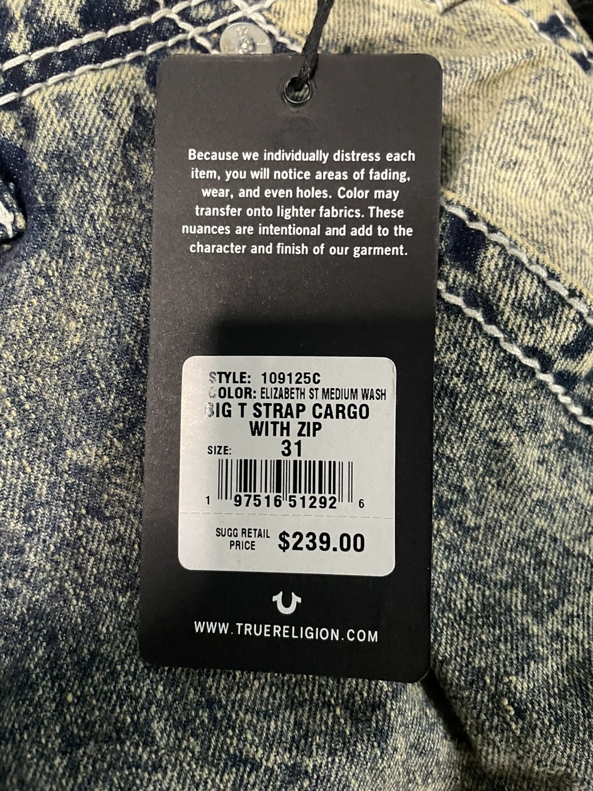 True Religion True Religion Cargo Pants (With Tag) Size US 31 - 2 Thumbnail