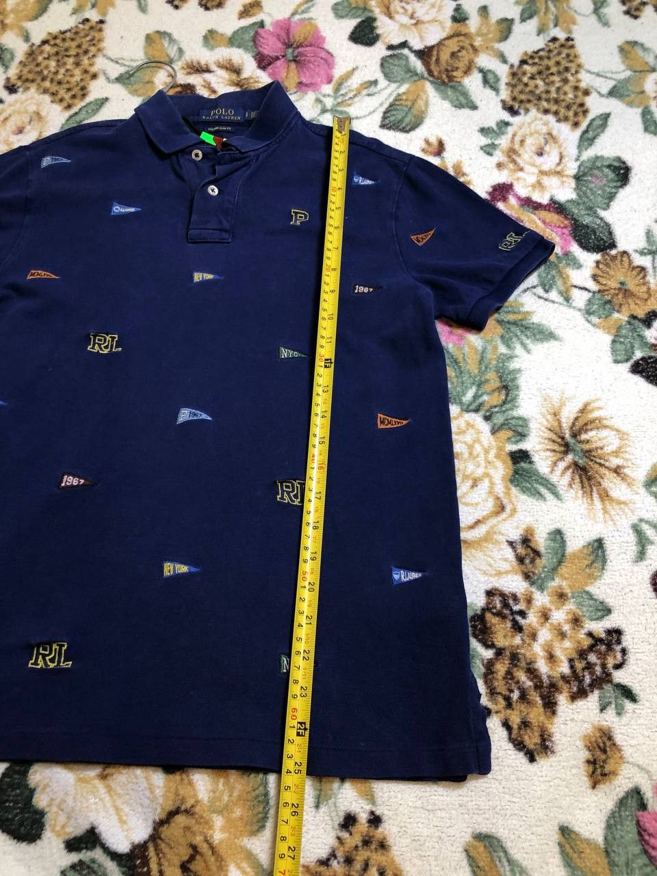 Polo Ralph Lauren Polo Ralph Lauren Designer Monogram Logo T Shirt Size US S / EU 44-46 / 1 - 9 Thumbnail