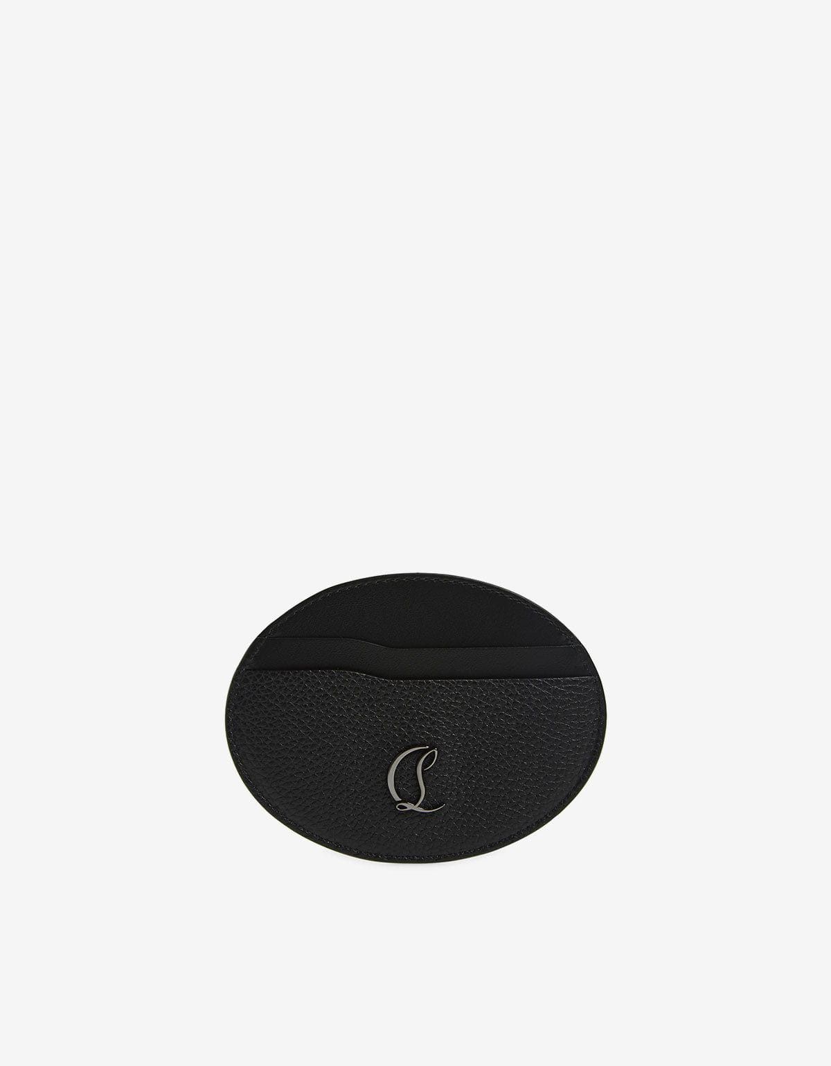 Christian Louboutin Christian Louboutin Mooncrest Galet Black Card Holder Size ONE SIZE - 1 Thumbnail