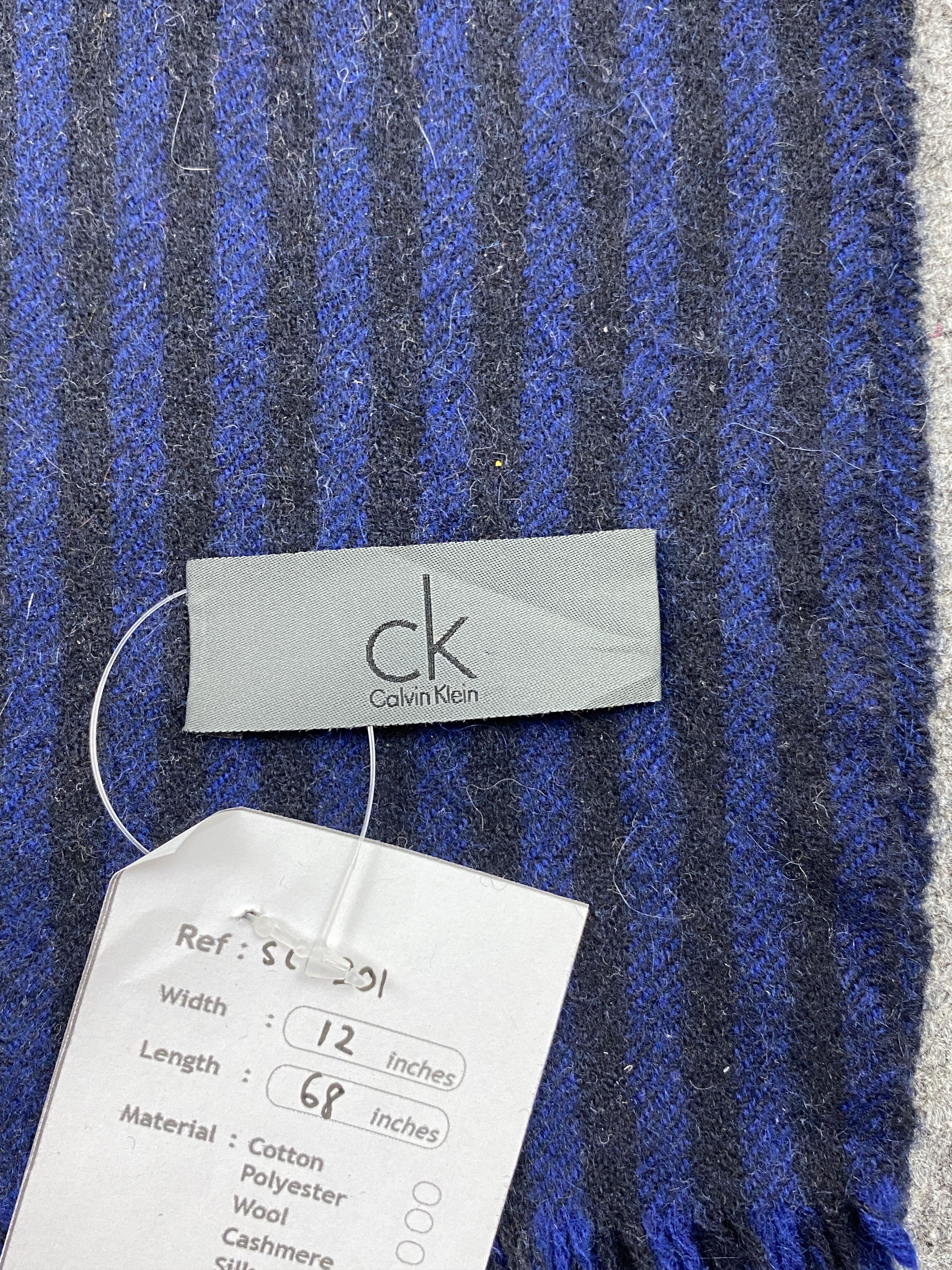 Calvin Klein Calvin Klein Scarf Wool Muffler Scarves Neckwear - SC0201 Size ONE SIZE - 7 Thumbnail
