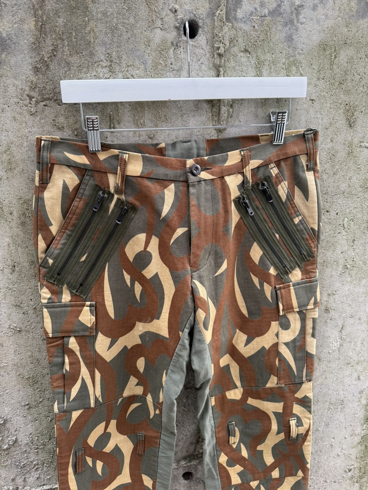 Number (N)ine AW05 Number (N)ine Tribal Cargo Pants Size US 32 / EU 48 - 3 Thumbnail
