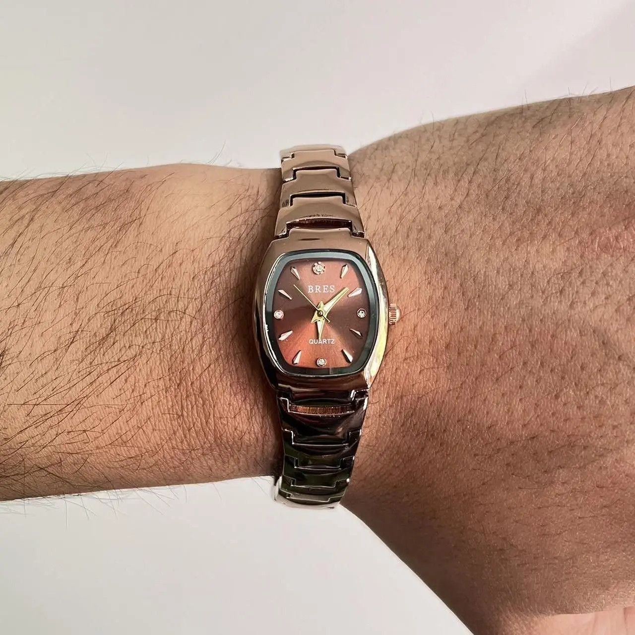 Jewelry 2000s vintage style stainless steel quartz bres luxury watch Size ONE SIZE - 4 Thumbnail