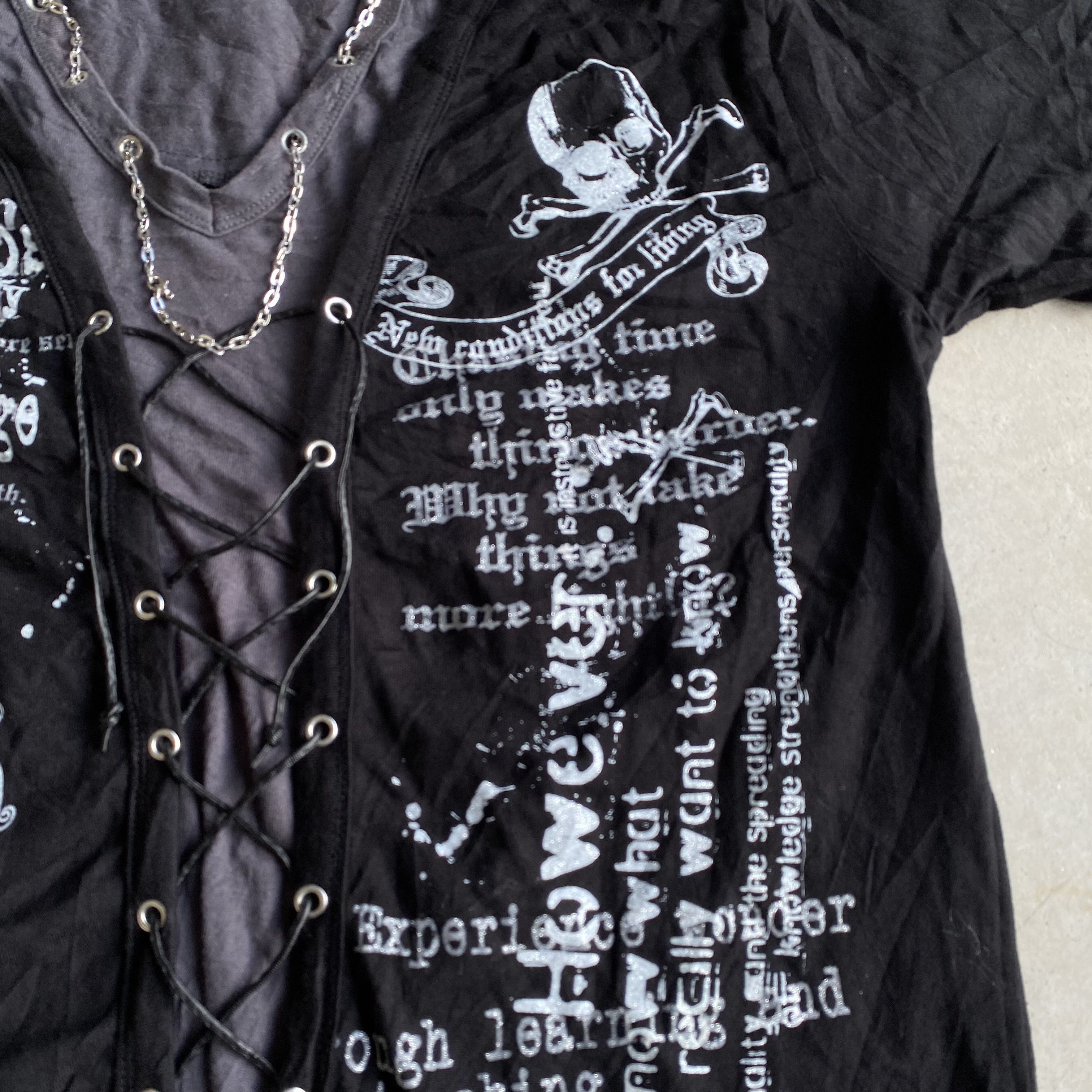 Seditionaries Crazy Beaumont Carr Poem Double Layer Punk Gothic Size US L / EU 52-54 / 3 - 6 Thumbnail