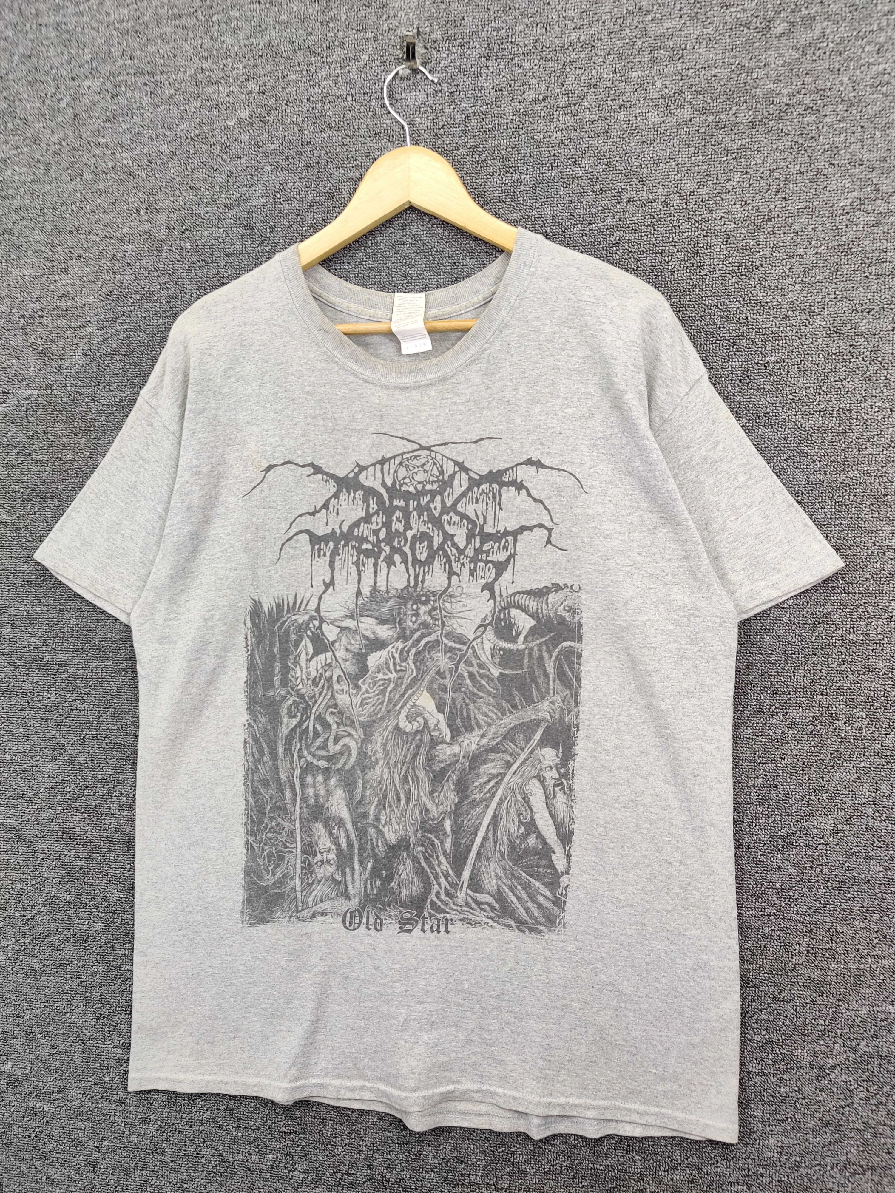 Band Tees Darkthrone Old Star Black Metal Tee Tshirt Size US L / EU 52-54 / 3 - 2 Thumbnail