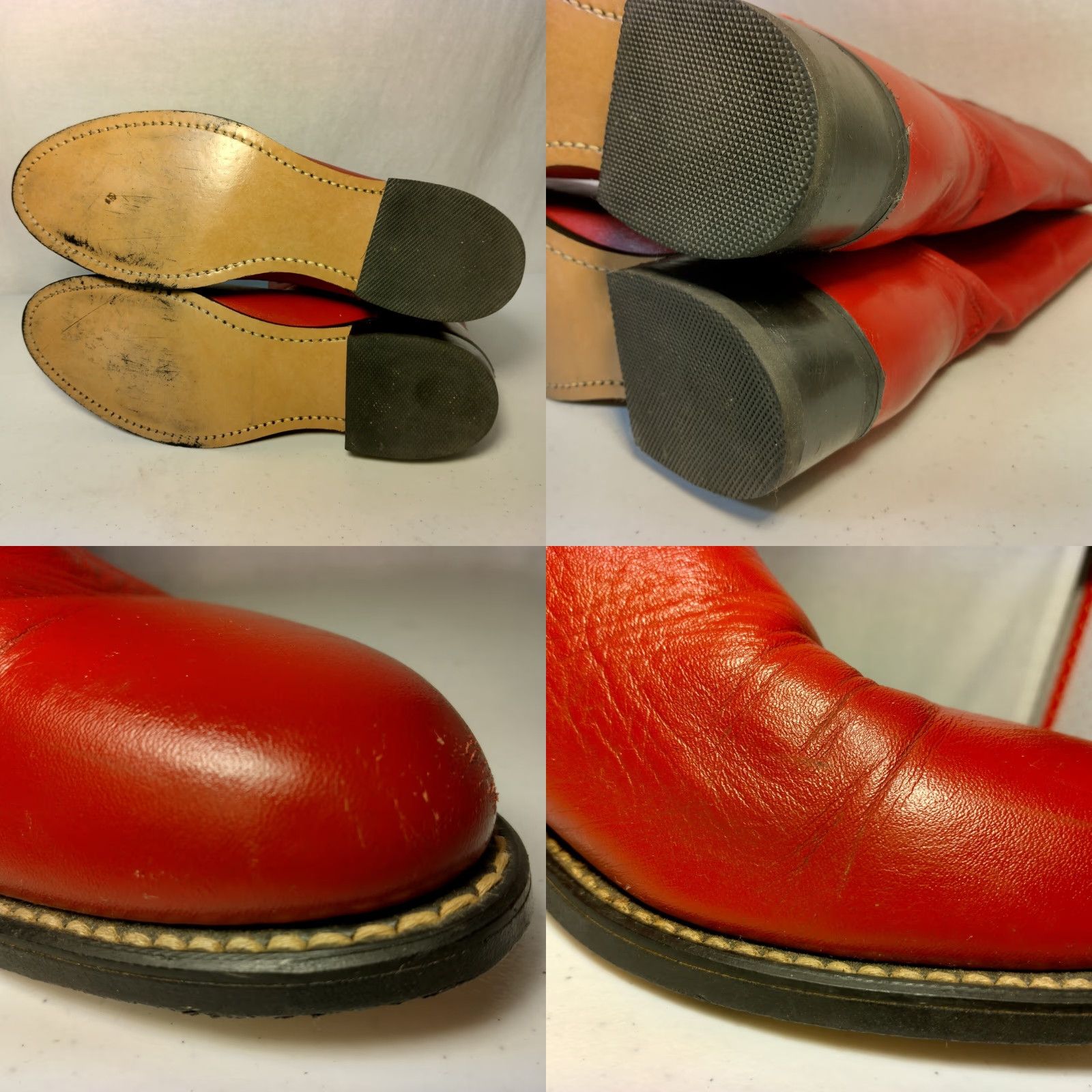 Ariat VINTAGE Ariat Boots Women Size 5.5 Red Leather Western Ranchwear Cowgirl USA Made Boots Women Red Leather Western Ranchwear Cowgirl USA Made Size US 6 / IT 36 - 9 Thumbnail