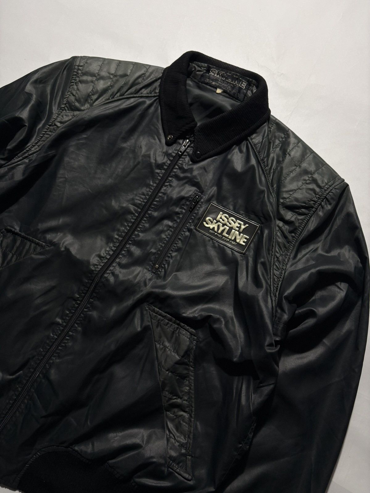 Issey Miyake 80’s ISSEY MIYAKE DESIGN SKYLINE STUDIO RACING JACKET Size US L / EU 52-54 / 3 - 3 Thumbnail
