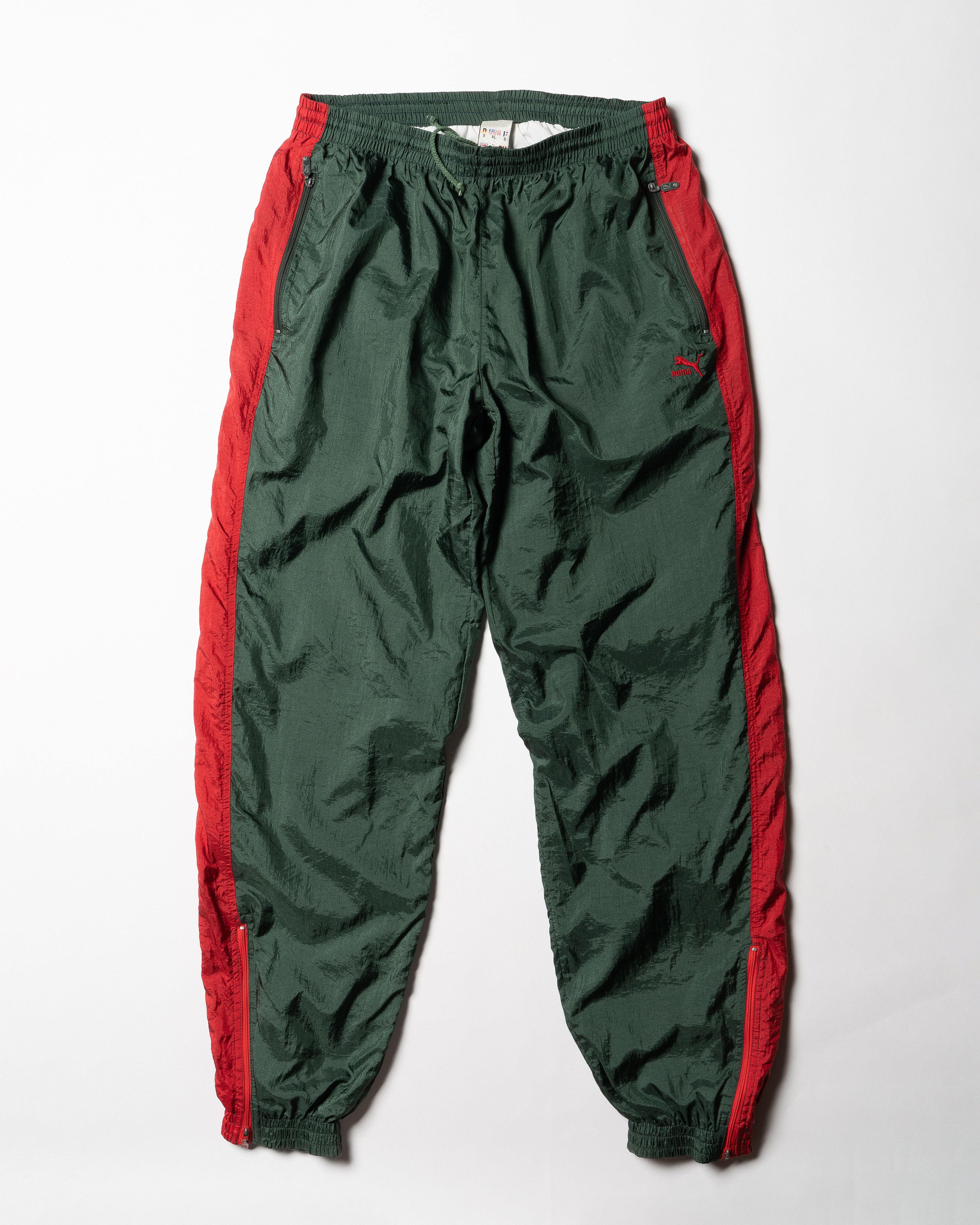 Puma 🔵PUMA Vintage 90's Track Pants Nylon Training Trousers Size US 36 / EU 52 - 1 Thumbnail