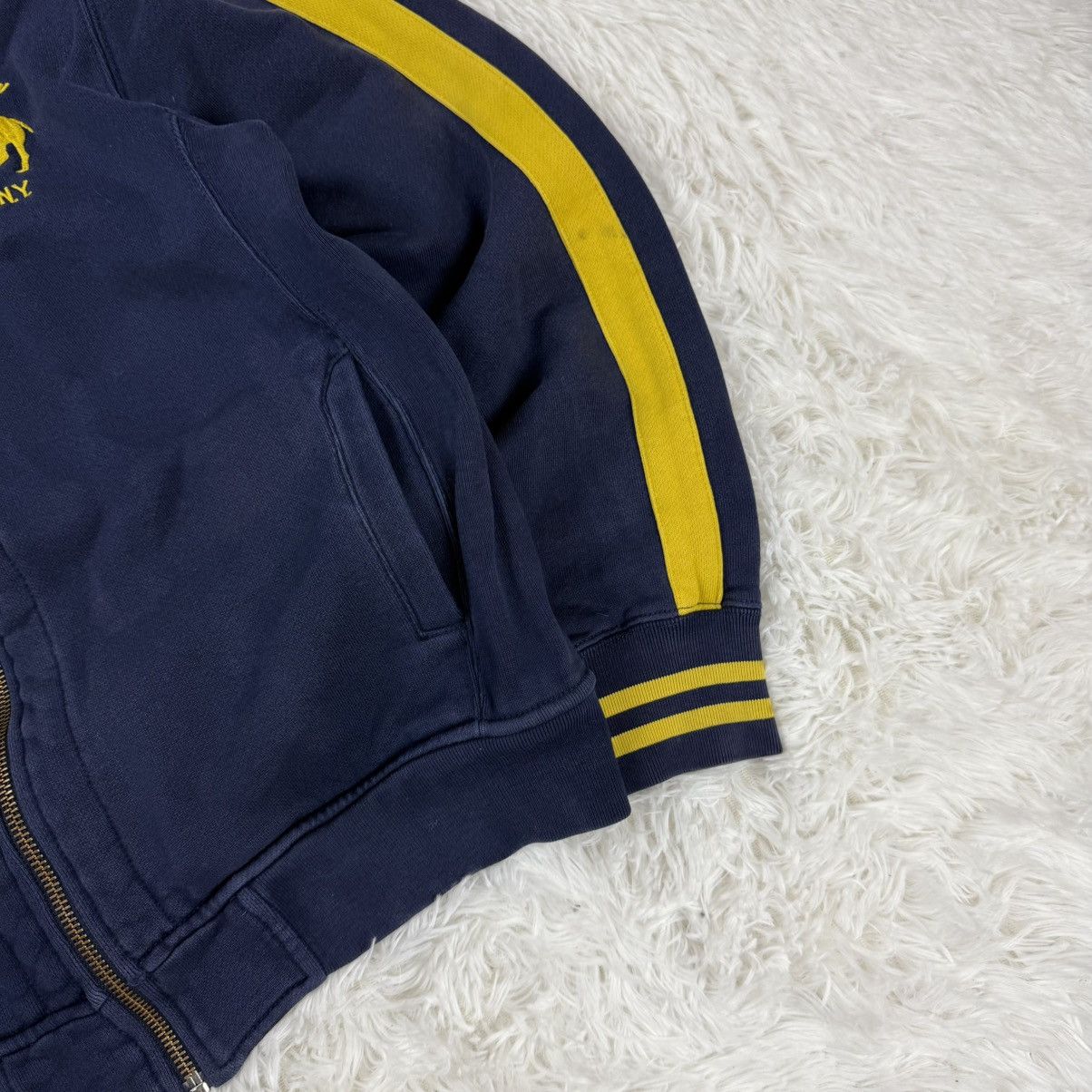 RRL Ralph Lauren Polo Ralph Lauren Club Vintage Zip Hoodie L 00S Streetwear Size US L / EU 52-54 / 3 - 2 Thumbnail