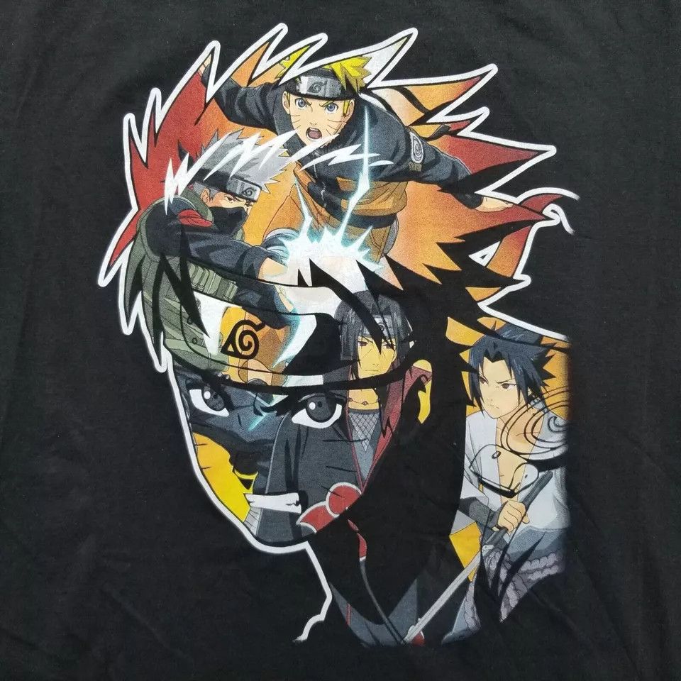 Other Naruto Shippuden Shirt Mens Large Black Short Sleeve Size US L / EU 52-54 / 3 - 2 Thumbnail
