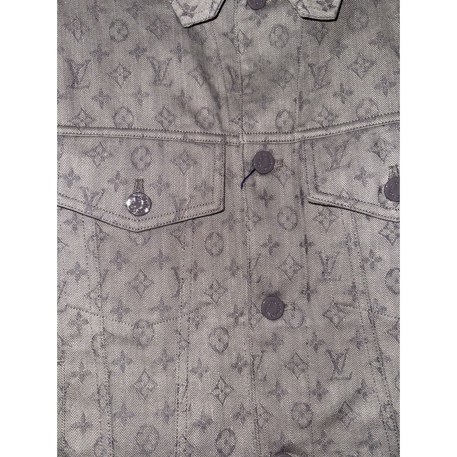 Louis Vuitton Louis Vuitton Monogram Jacket Button Up Sleeve 48 1A8FGZ Size US M / EU 48-50 / 2 - 8 Thumbnail