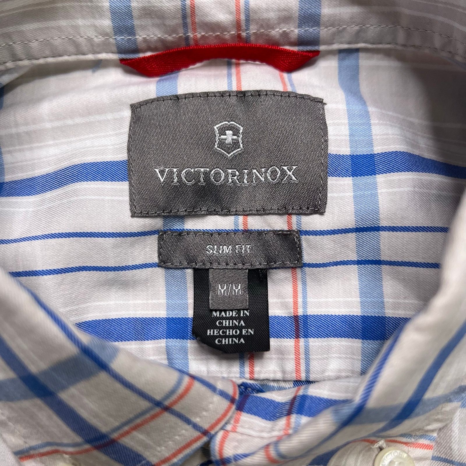 Victorinox Victorinox Button Down Shirt Men’s Medium Slim Fit Plaid Size US M / EU 48-50 / 2 - 3 Thumbnail