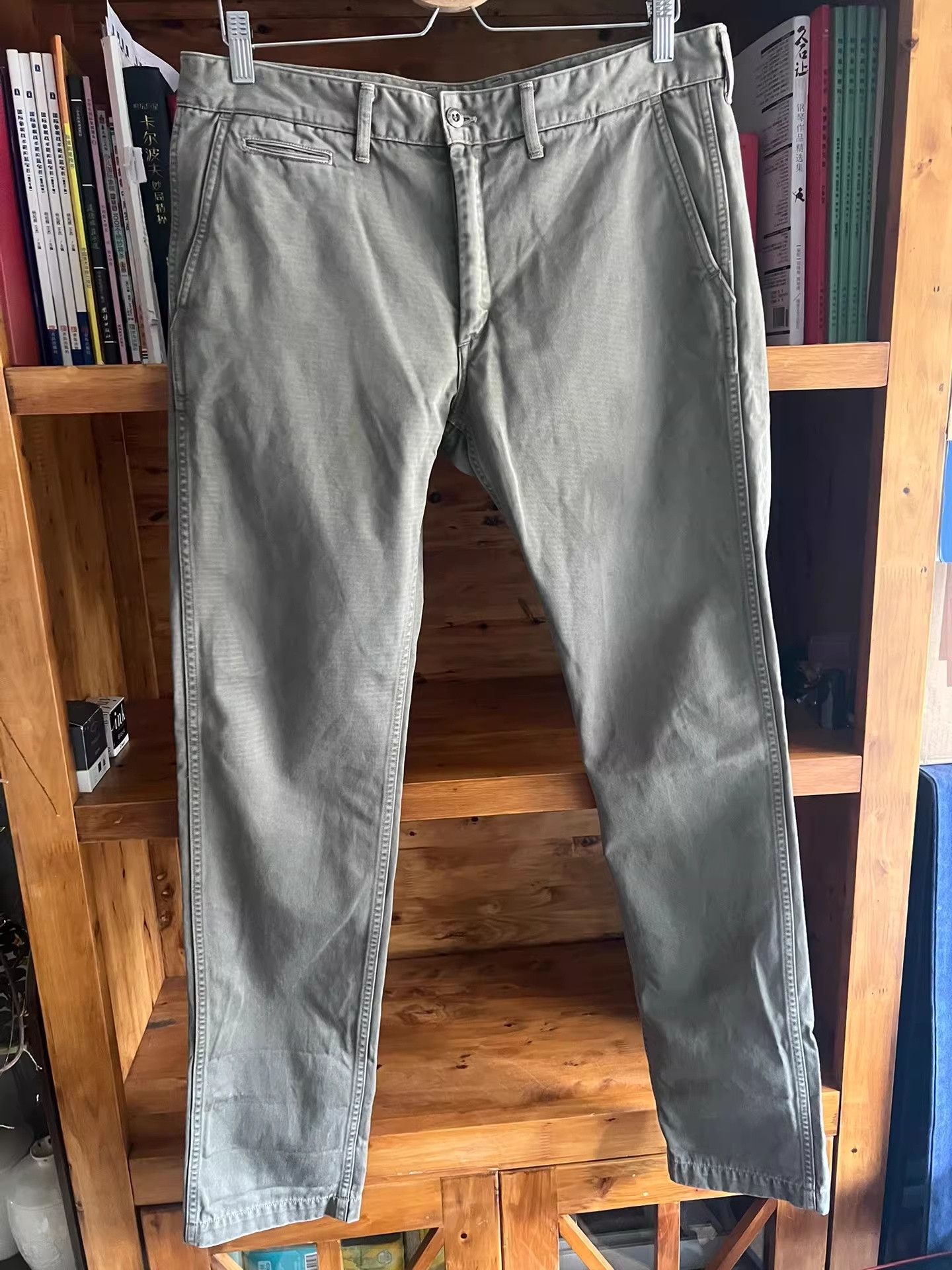 KURO Kuro Japanese Olive Green Officer Pants Size US 33 - 2 Thumbnail
