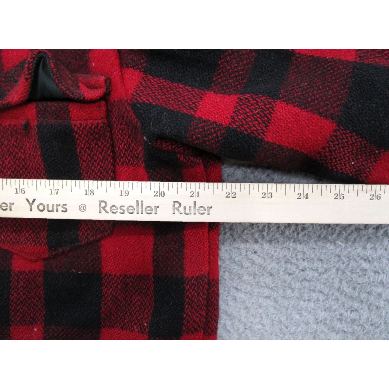 Vintage VINTAGE Stagway Wool Buffalo Plaid Mackinaw Hunting Jacket Canada Button Up READ Size US S / EU 44-46 / 1 - 5 Thumbnail