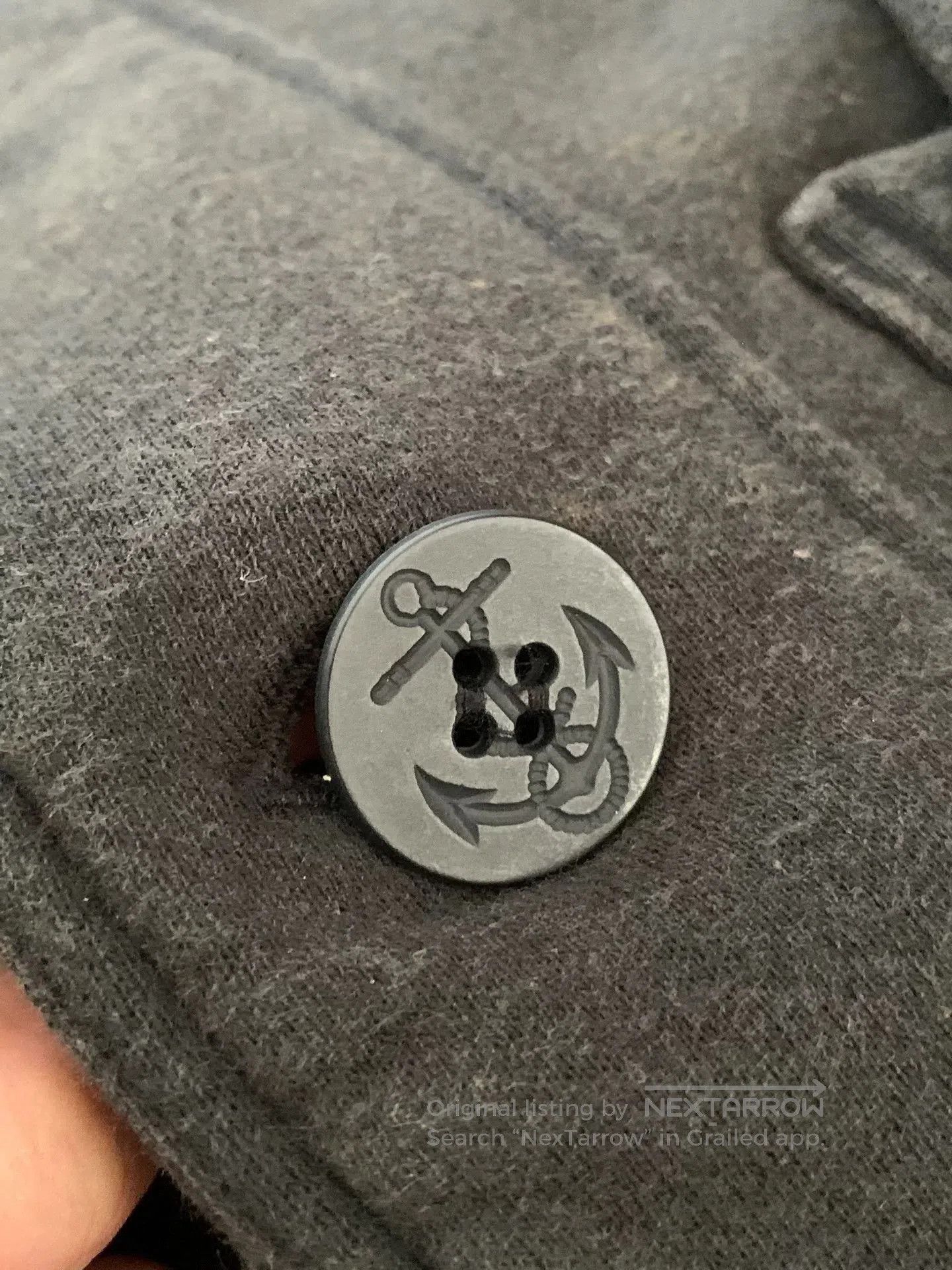 Pherrow's black military style sweatshirt. Size US M / EU 48-50 / 2 - 3 Thumbnail
