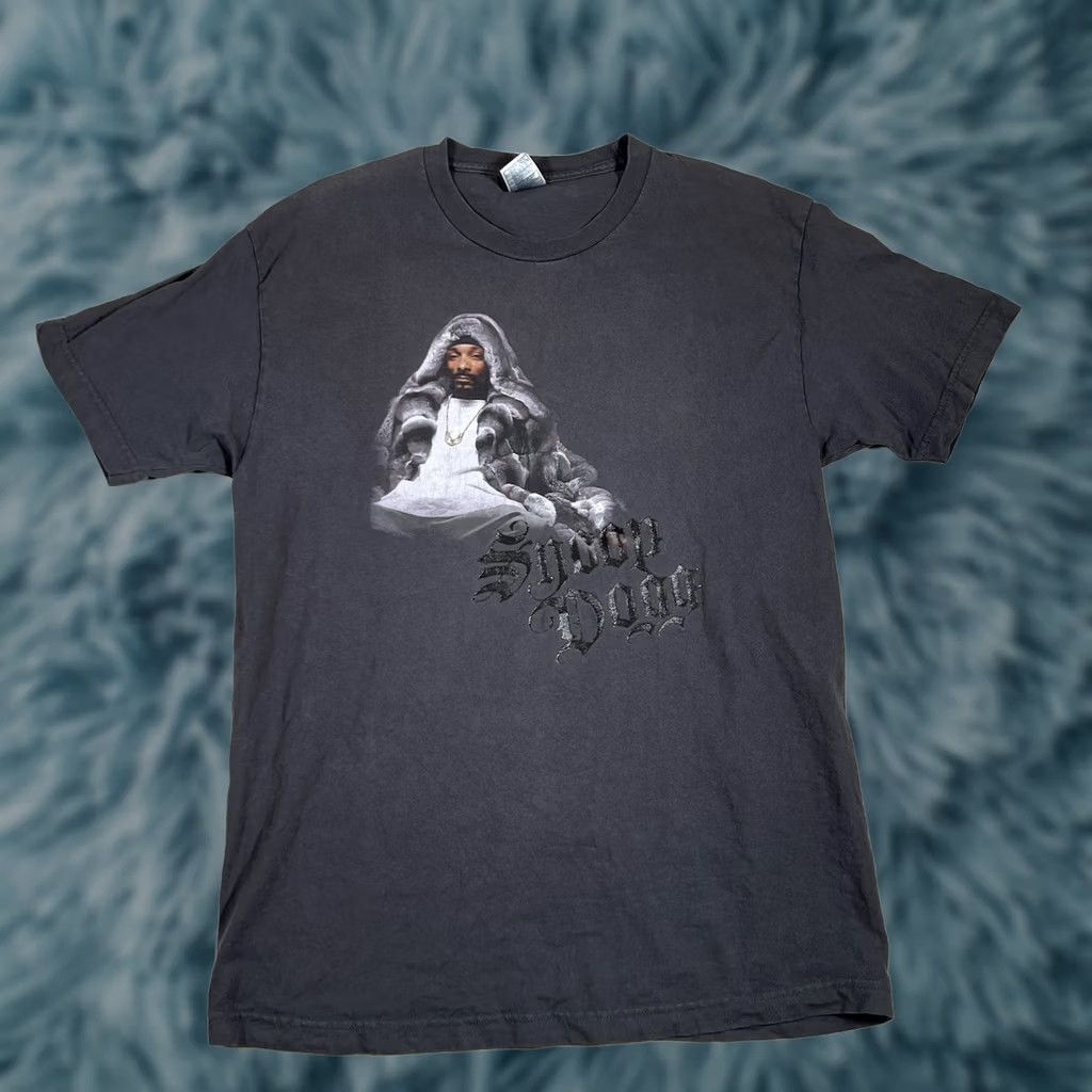 Vintage VINTAGE Snoop Doggy Dogg T Shirt 2000s Y2K Rap Tee hip hop Death Row Sz L Gray Mens T-Shirt Hip Hop 90s Decade Size US L / EU 52-54 / 3 - 1 Thumbnail