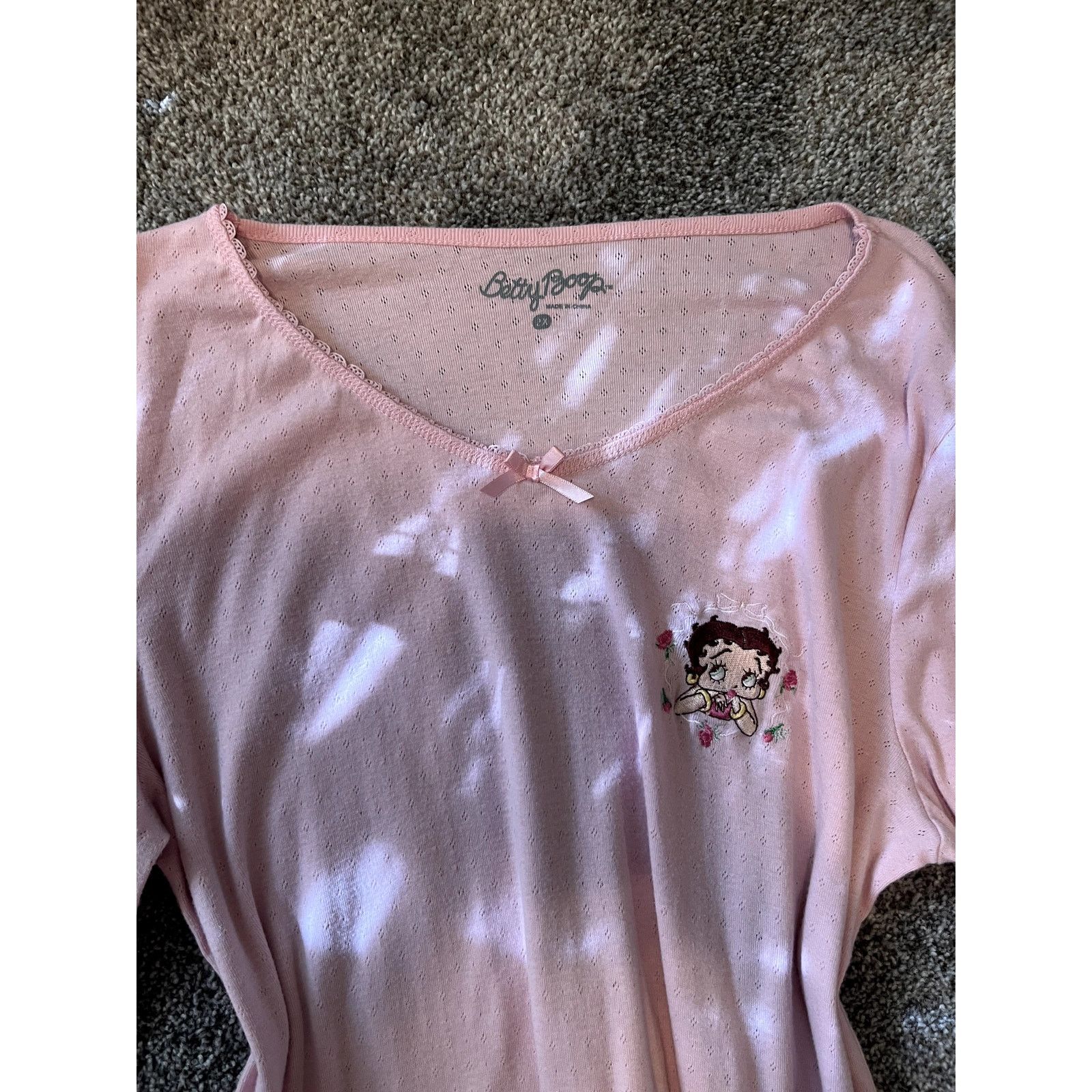 Other Vintage Betty Boop Graphic Long Sleeve – Size 2X Size XXL / US 16-18 / IT 52-54 - 3 Thumbnail
