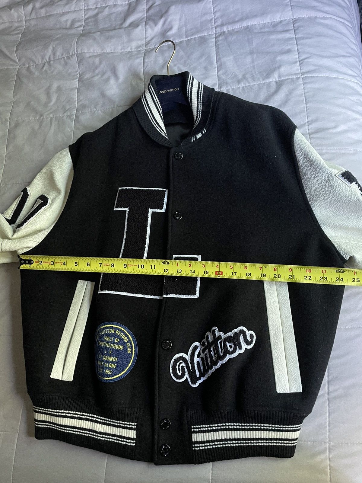 Louis Vuitton Louis Vuitton MLK Dreaming Leather Varsity Jacket Size US XL / EU 56 / 4 - 10 Thumbnail