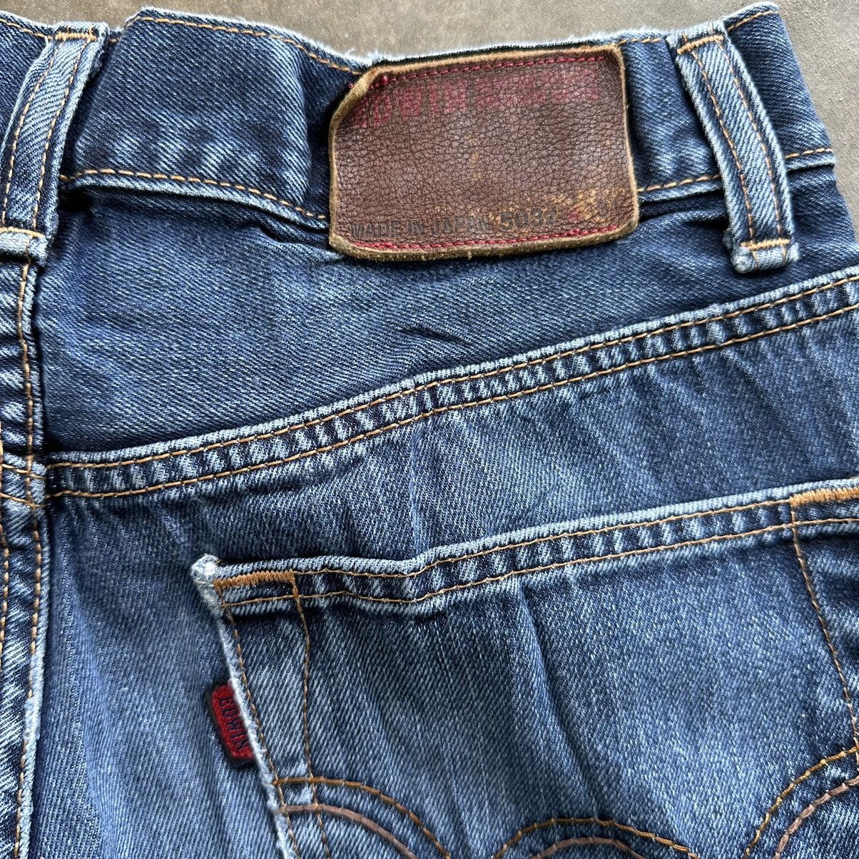 Japanese Brand Vintage Edwin 503 Distressed Faded Denim Jean Pant W31 Size US 31 - 15 Thumbnail