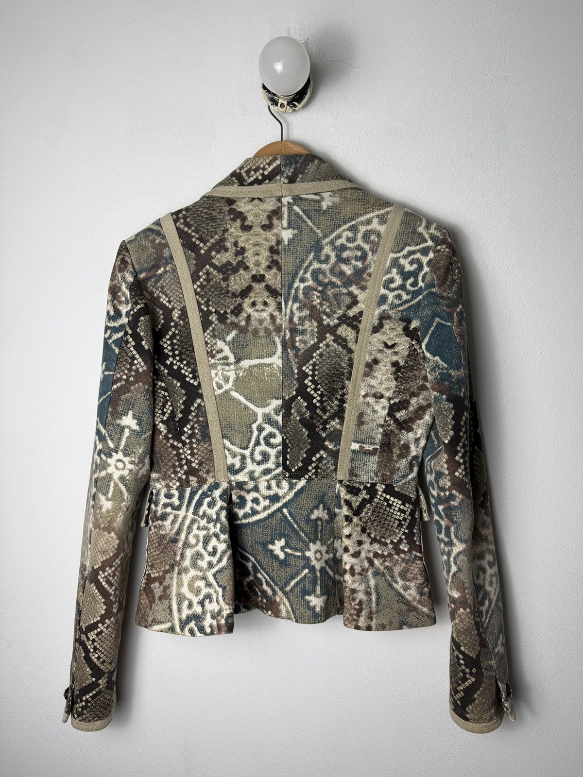 Just Cavalli Just Cavalli Multi-Snakeskin Blazer Size M / US 6-8 / IT 42-44 - 2 Thumbnail