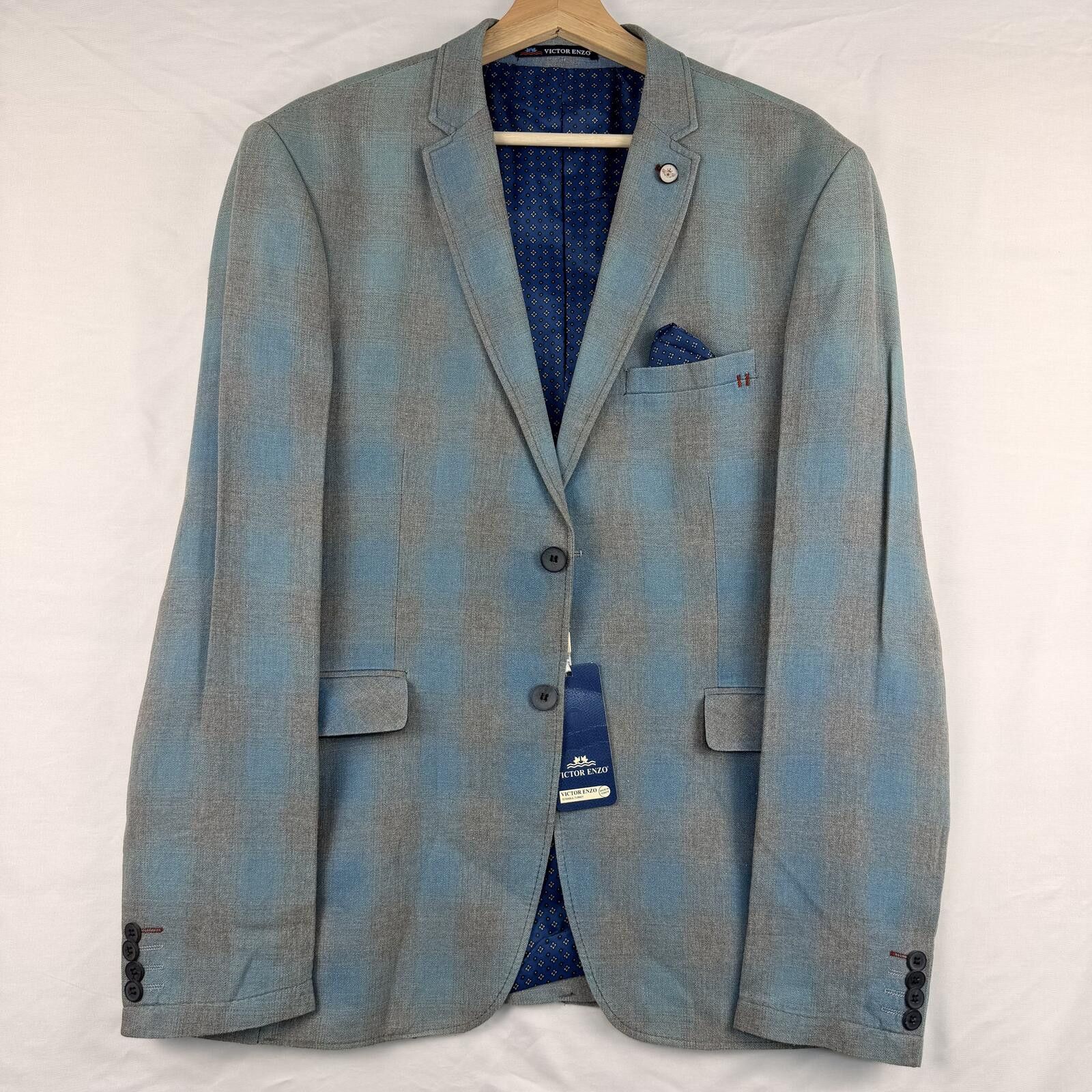 Other NEW Men’s Slim Fit Blazer Jacket -Smart Casual Size UK42 C24 Size 42R - 1 Thumbnail