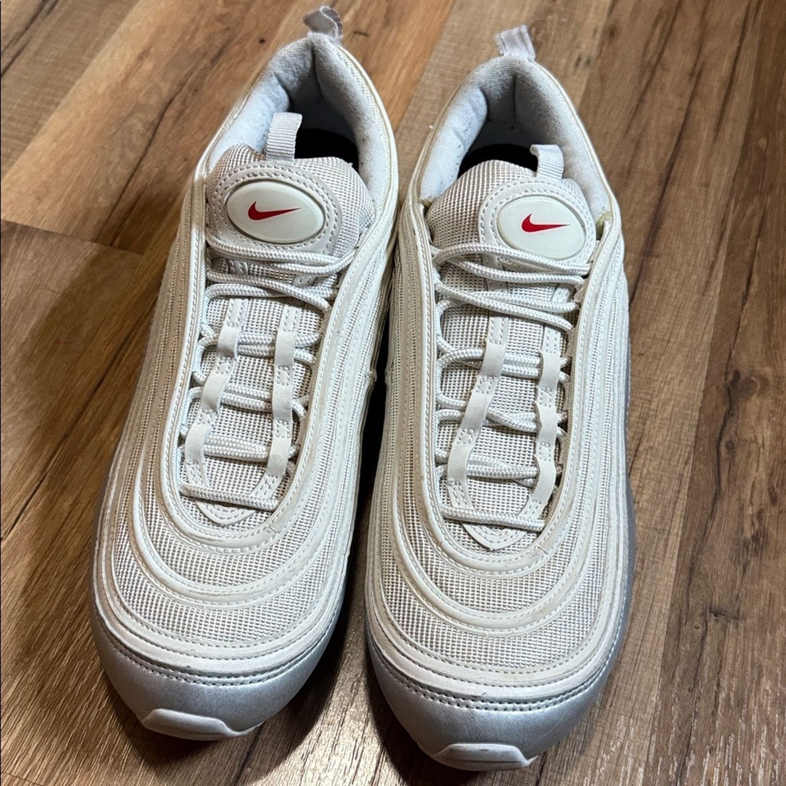 Nike Nike Air Max 97 QS B-Sides White Silver Size US 10.5 / EU 43-44 - 8 Thumbnail