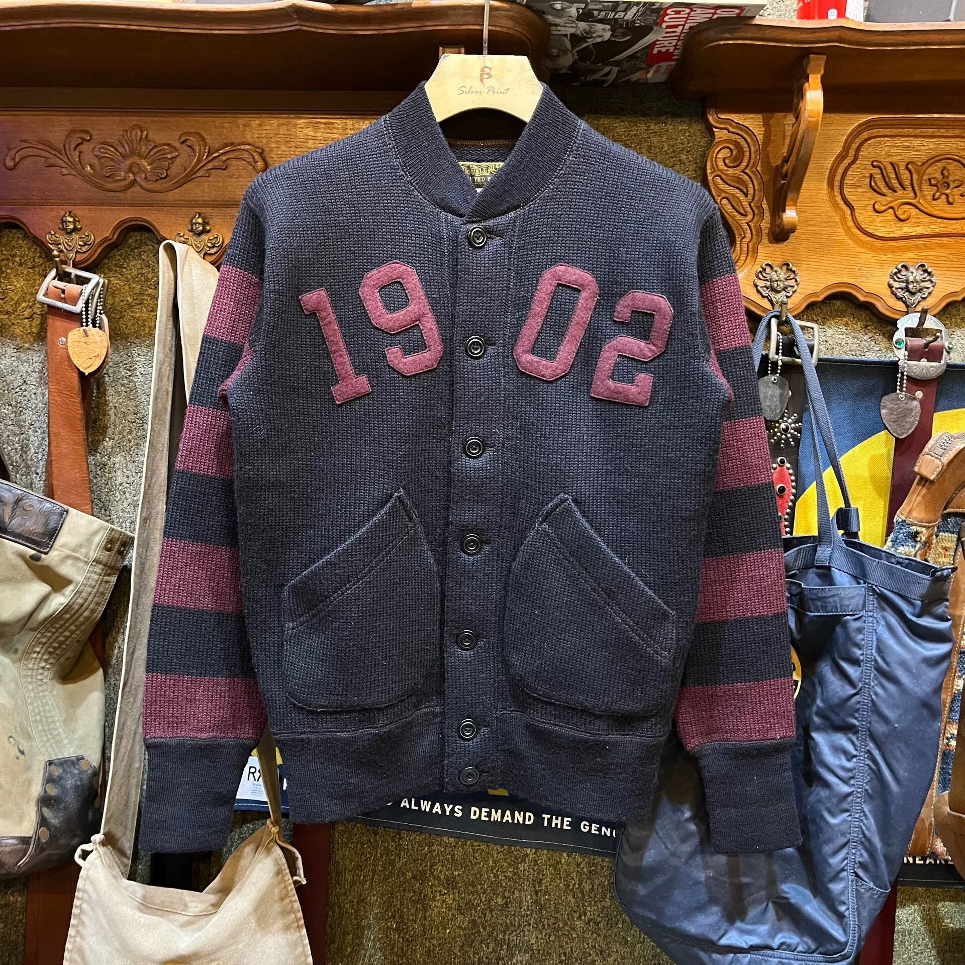 RRL Ralph Lauren Limited Edition Wool Baseball Jacket Size US M / EU 48-50 / 2 - 1 Thumbnail