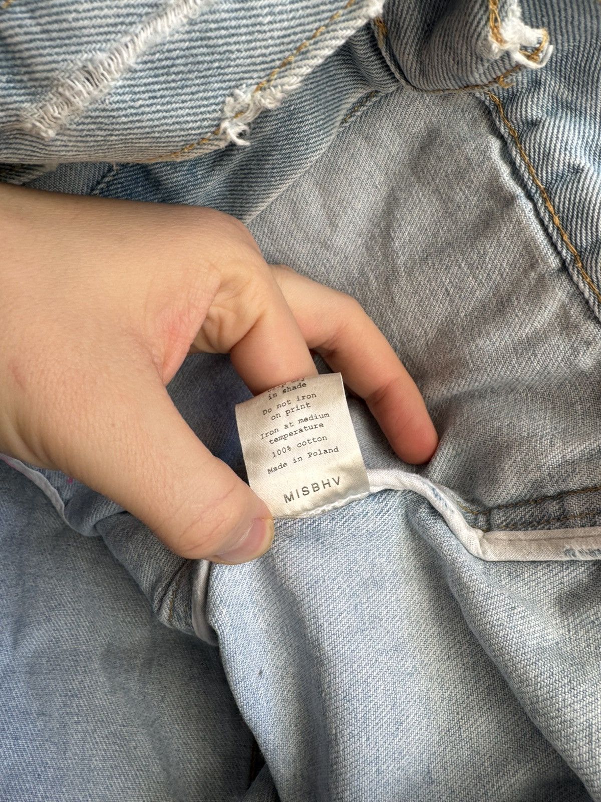 Misbhv Misbhv Denim Jacket Where Is My Mind Distressed Small Size US S / EU 44-46 / 1 - 11 Thumbnail
