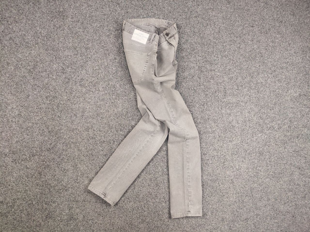 Iceberg Iceberg Design Italy Dark Gray Slim Fit Denim Men's Jeans Size US 31 - 10 Thumbnail