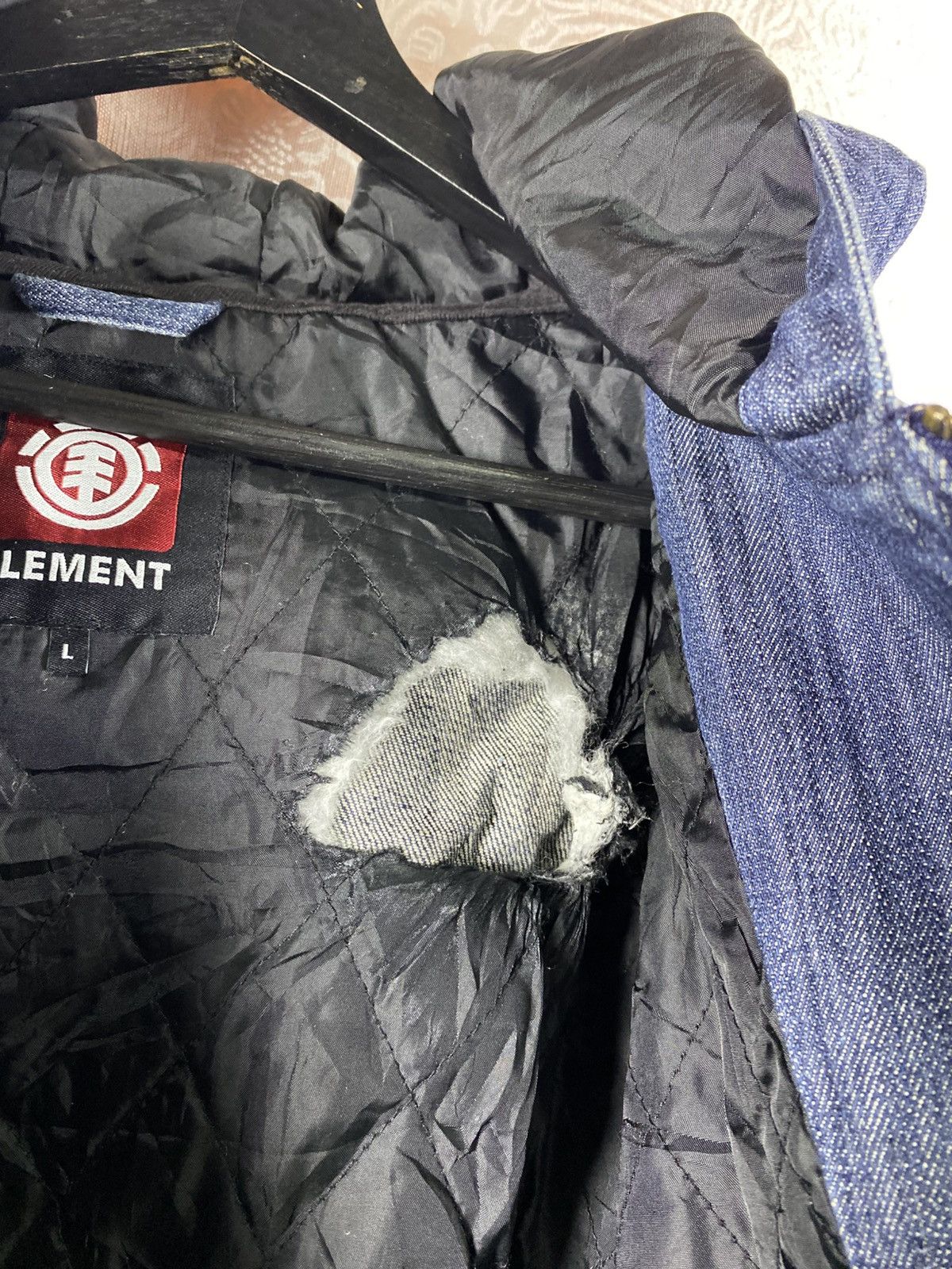 Element Vintage Element Denim Jacket Quilted Lining Skateboarding Size US L / EU 52-54 / 3 - 9 Thumbnail