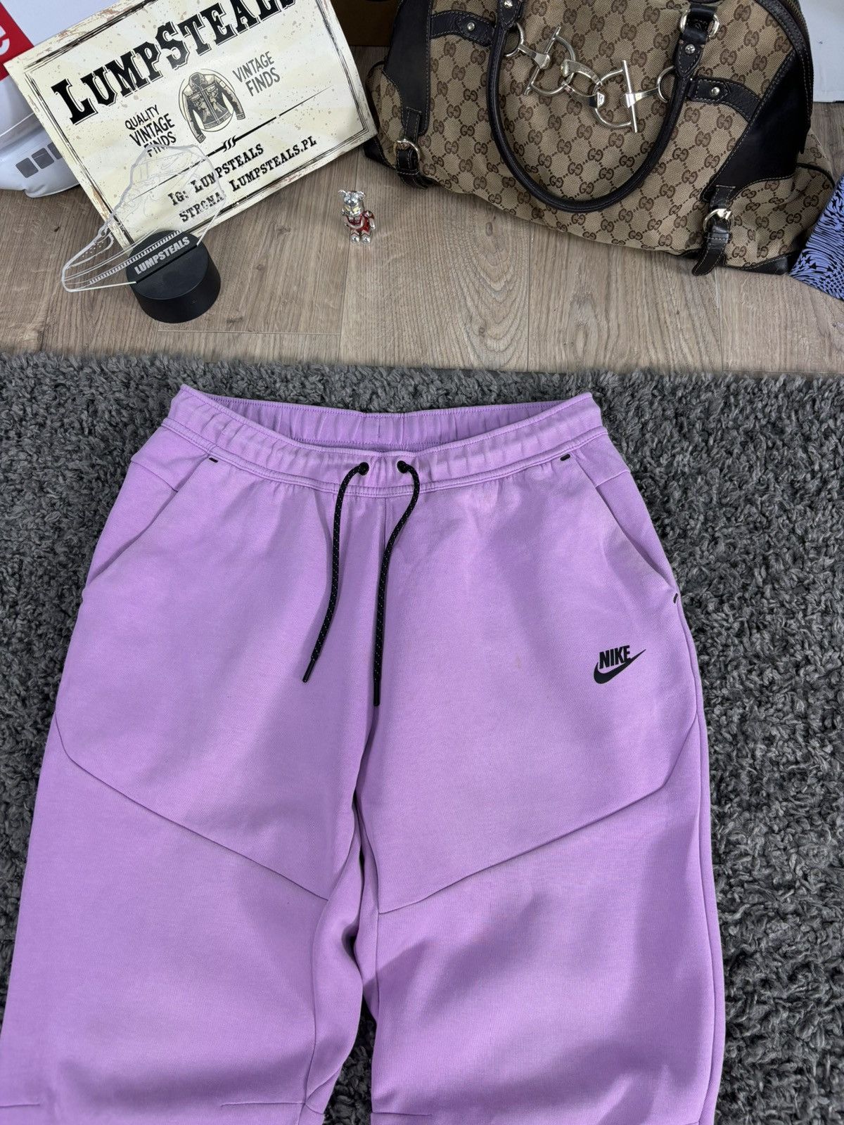 Nike Drill Nike Tech Fleece Sweatpants Uk Purple Swag Joggers Size US 36 / EU 52 - 2 Thumbnail