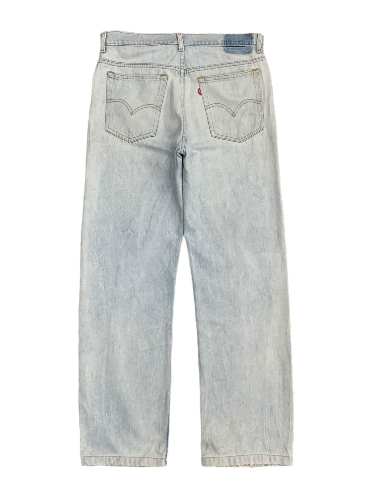 Levi's Vintage Levis 515 Light Wash Distressed Denim (AC48) Size US 32 / EU 48 - 2 Thumbnail