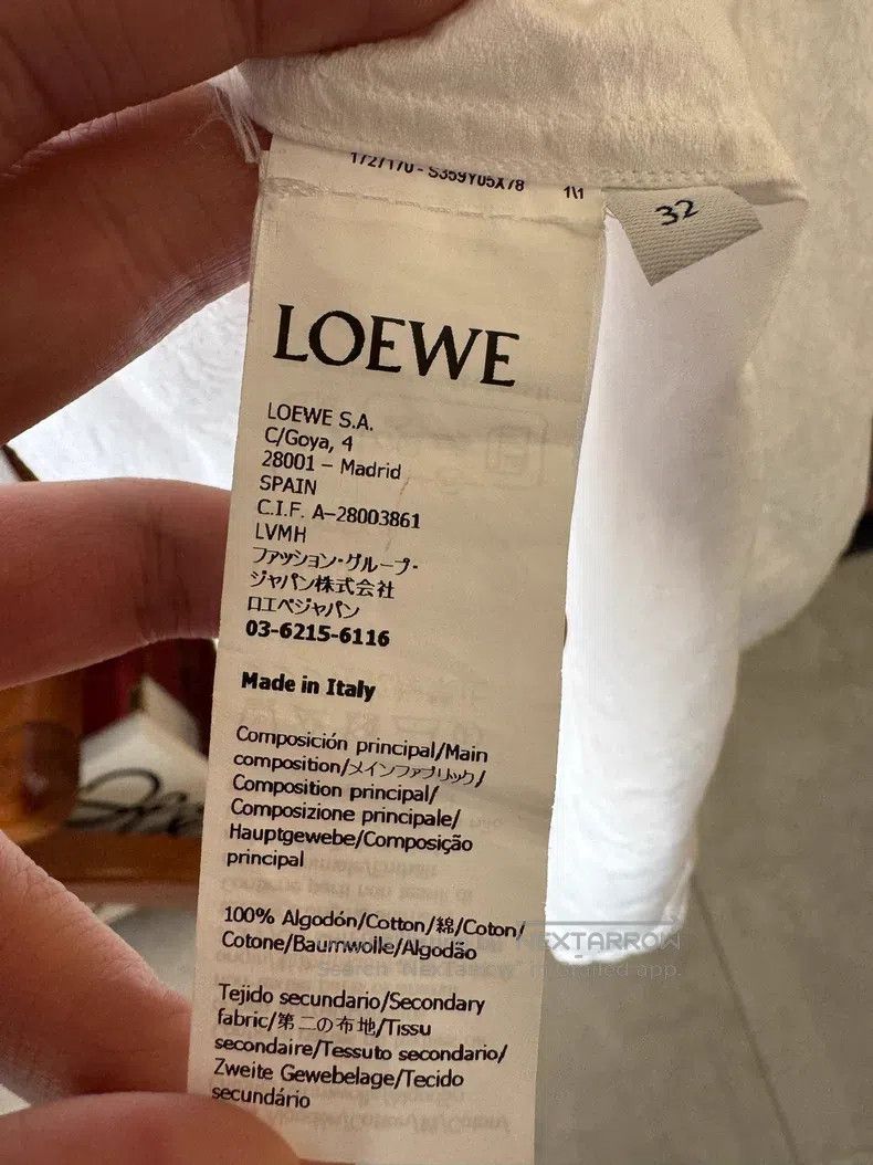 Loewe Loewe Logo Embellished Hooded Long Sleeve Shirt Jacket Size 4XL / US 24-26 - 4 Thumbnail