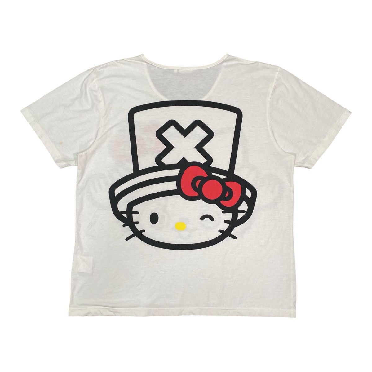 Anime × Cartoon Network × Japanese Brand HELLO KITTY X ONE PIECE CHOPPER ANIME T SHIRT Size US XL / EU 56 / 4 - 2 Thumbnail