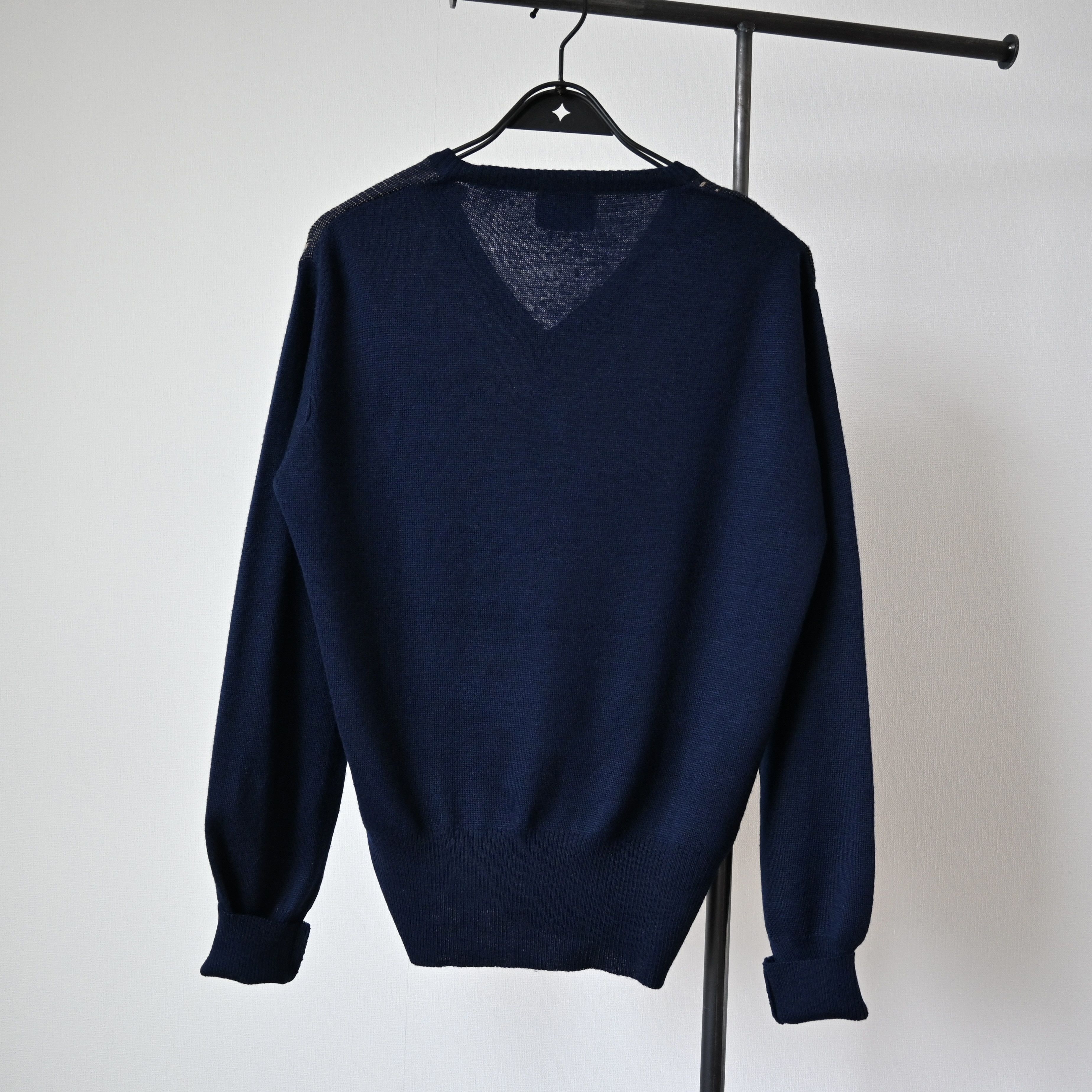 Vintage VTG 1980s Maas Bros camel jacquard sweater made in Italy Size US L / EU 52-54 / 3 - 3 Thumbnail