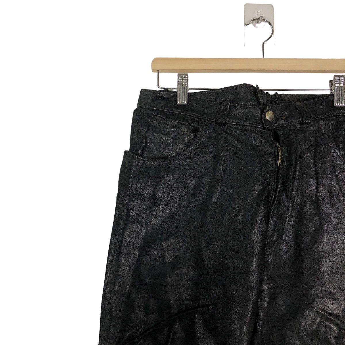 Genuine Leather 🔥90’s Genuine Leather Racing Pants Issey Miyake Japan Size US 30 / EU 46 - 6 Thumbnail